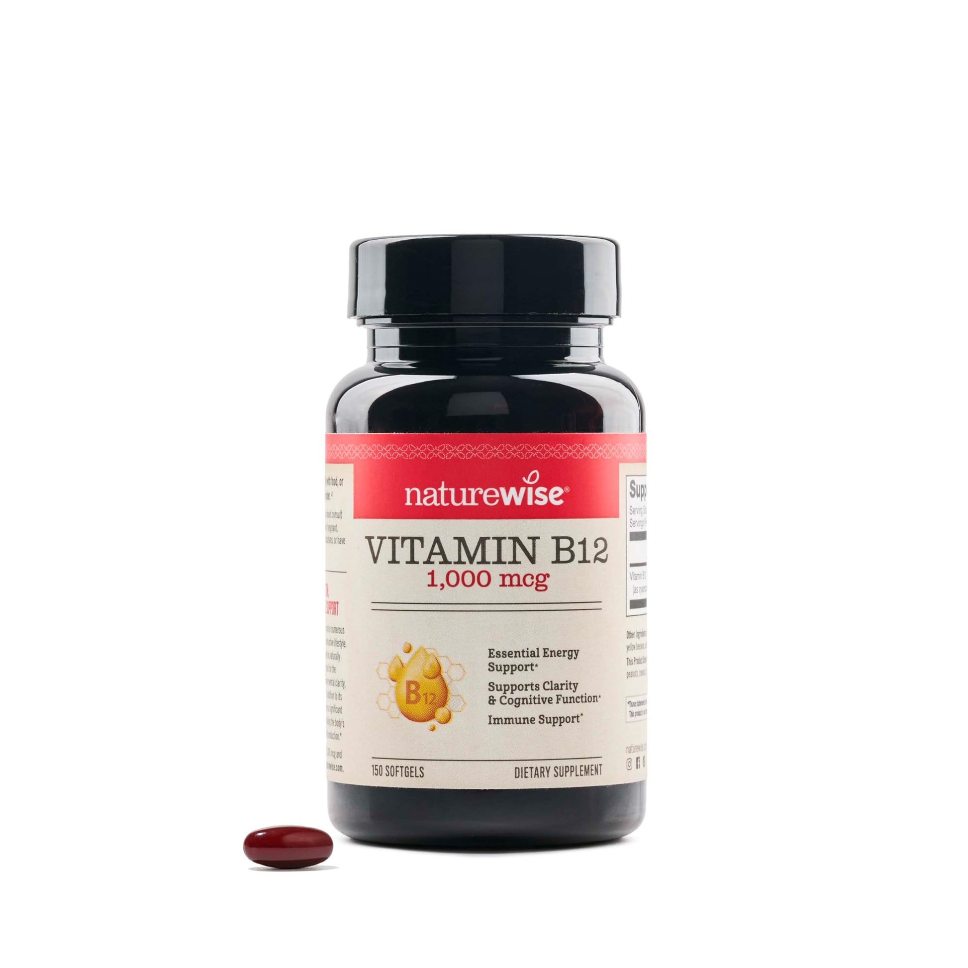 NatureWise Vitamin B12 1000 mcg Softgel 150 Count