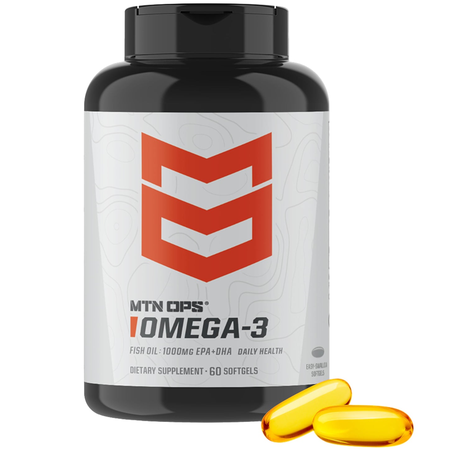 MTN OPS Omega-3 Fish Oil Softgels 60 Count