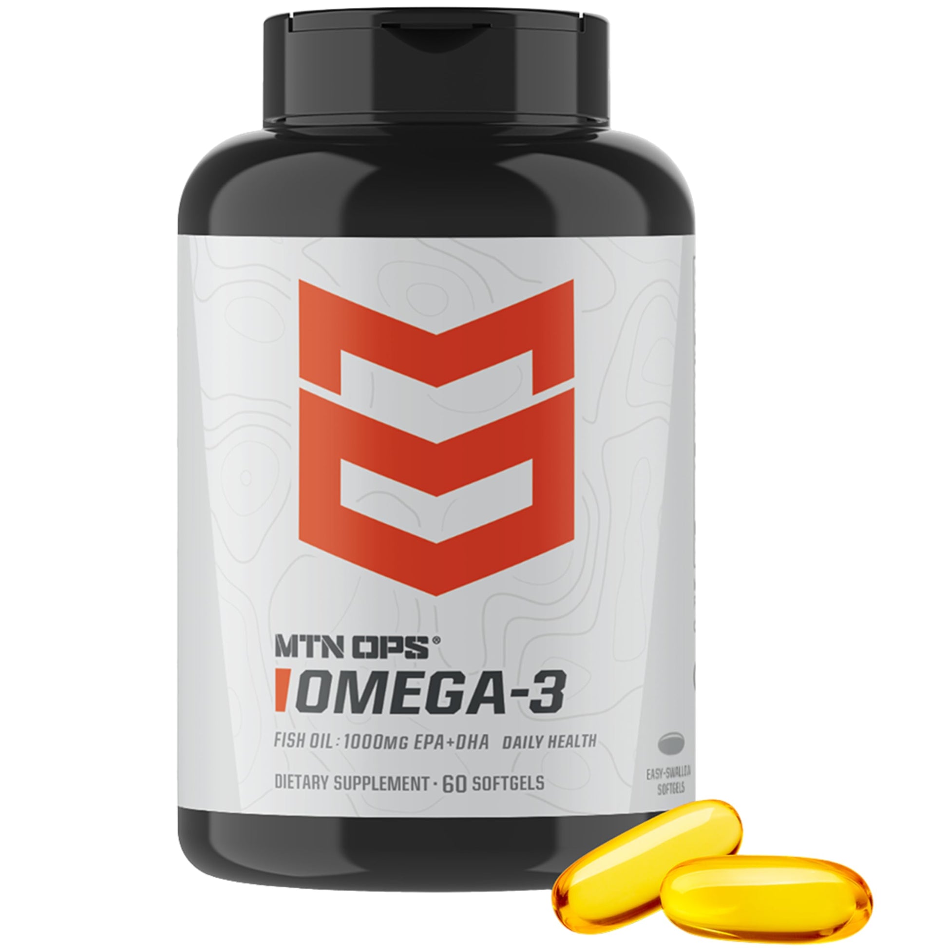 MTN OPS Omega-3 Fish Oil Softgels 60 Count