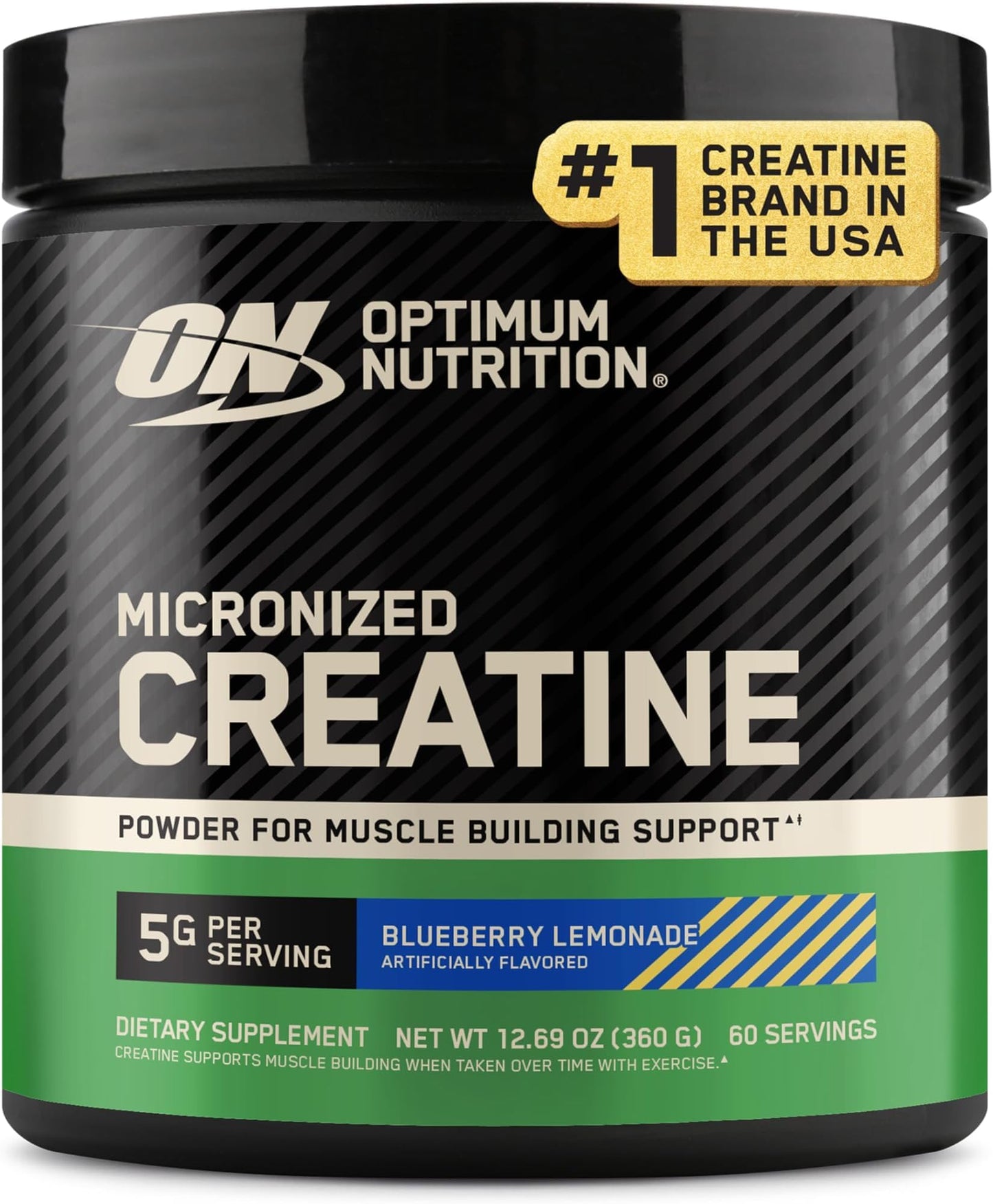 Optimum Nutrition Micronized Creatine Monohydrate Powder, 76.2 oz