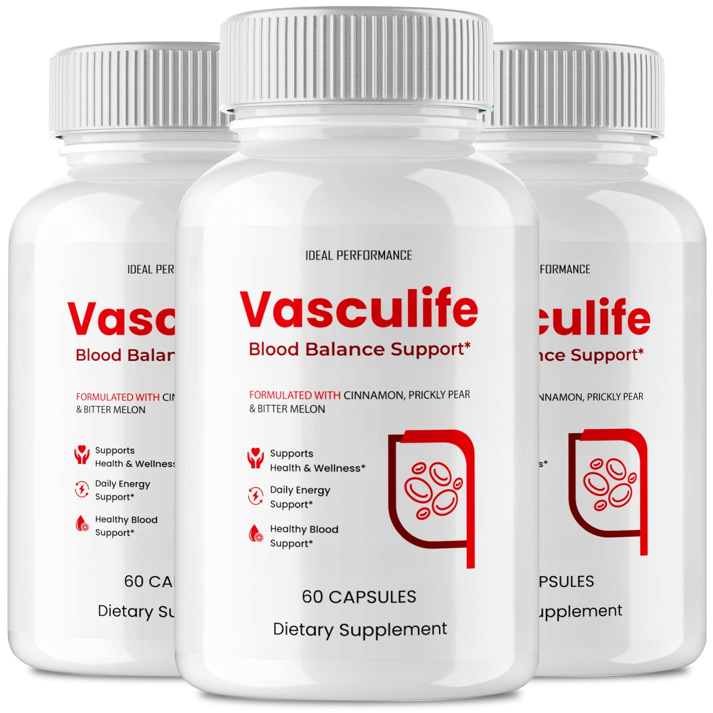 IDEAL PERFORMANCE Vasculife Blood Balance Support Capsules, 180 Capsules