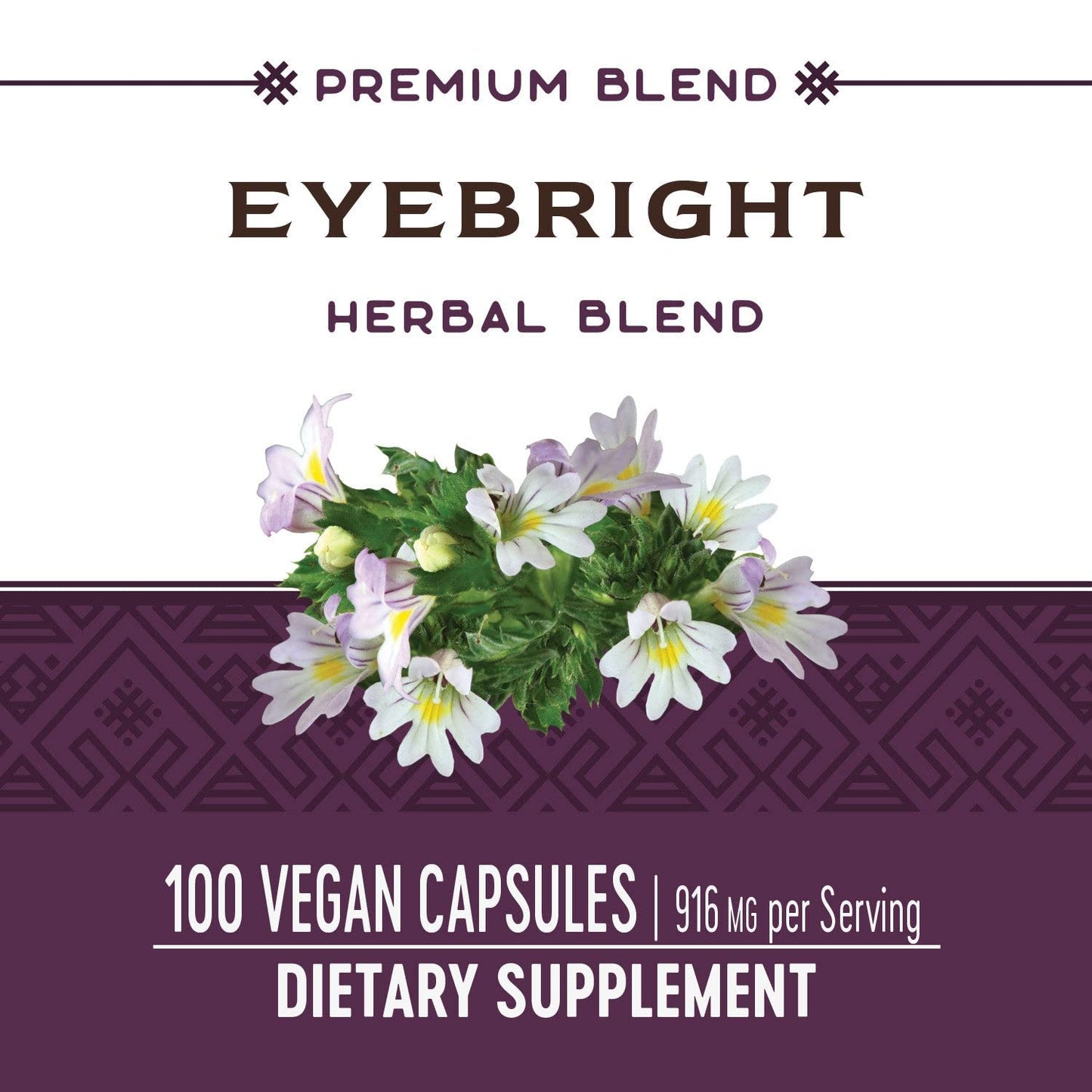 Nature's Way Eyebright Supportive Blend 458 mg Capsule, 100 Capsules