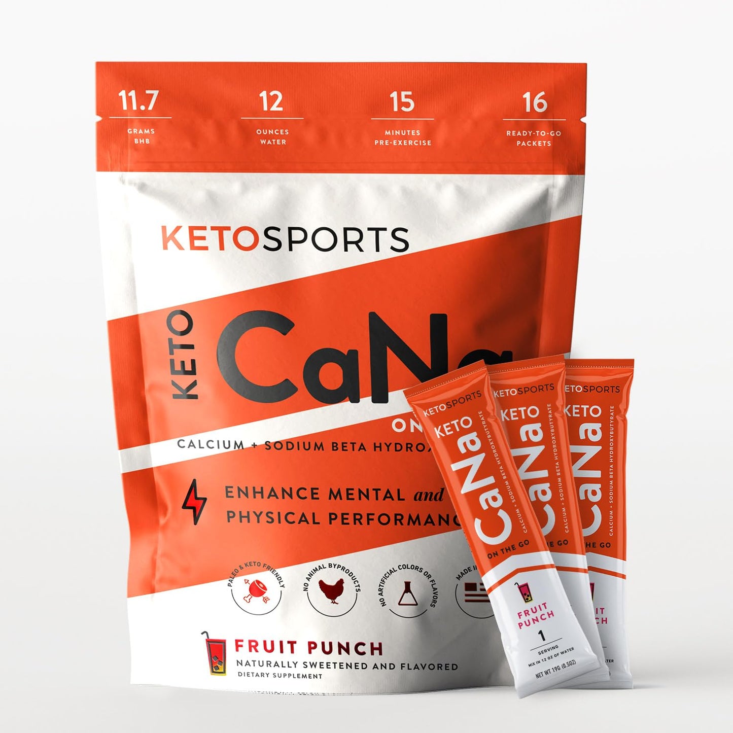 KetoSports Dietary Ketone Supplement Powder 8