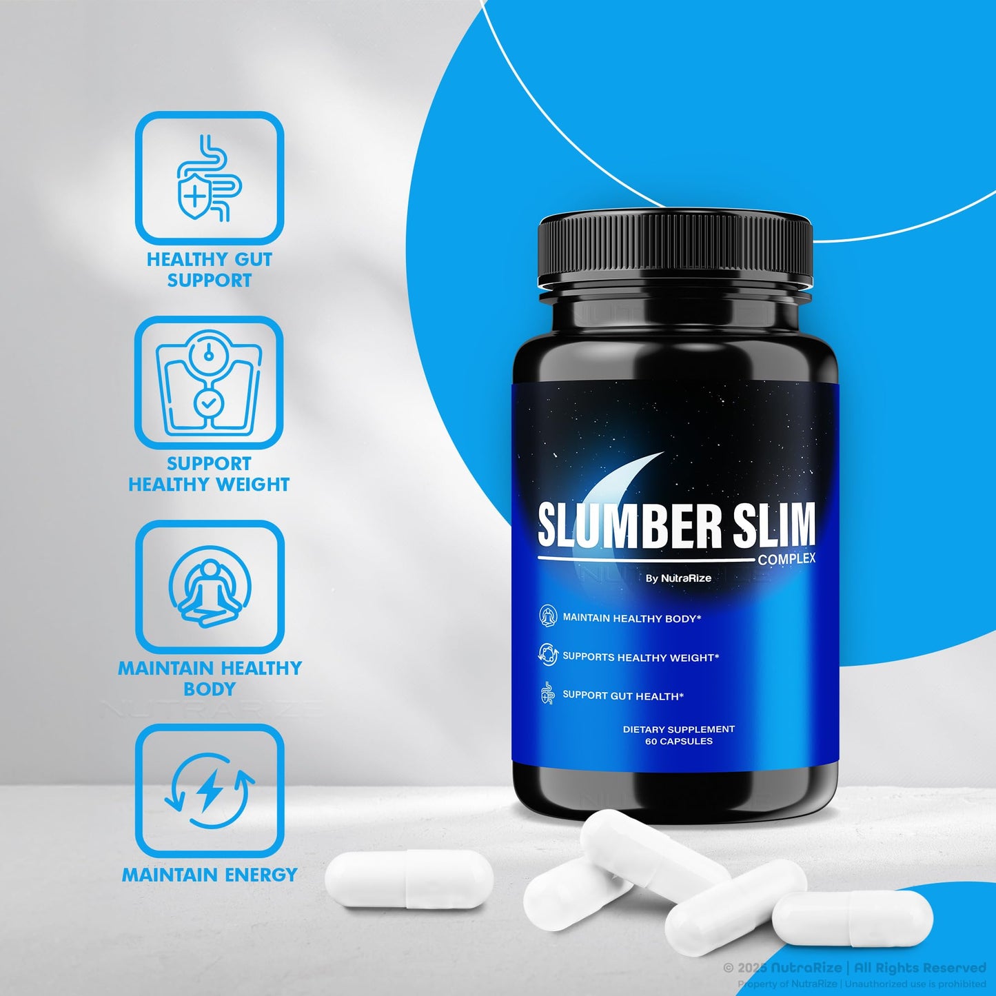 NutraRize Slumber Slim Weight Loss Capsule 60 Count