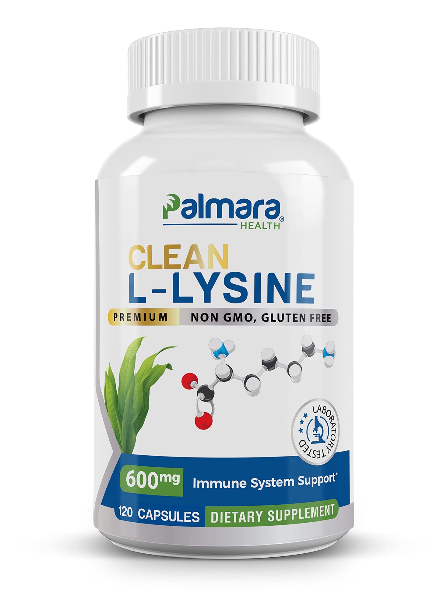 Palmara Health Clean L-Lysine 600mg Capsule, 120 Capsules