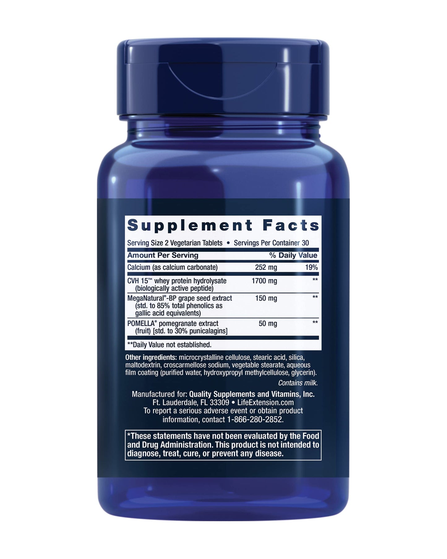 Life Extension Optimal BP Management 60 Vegetarian Tablets