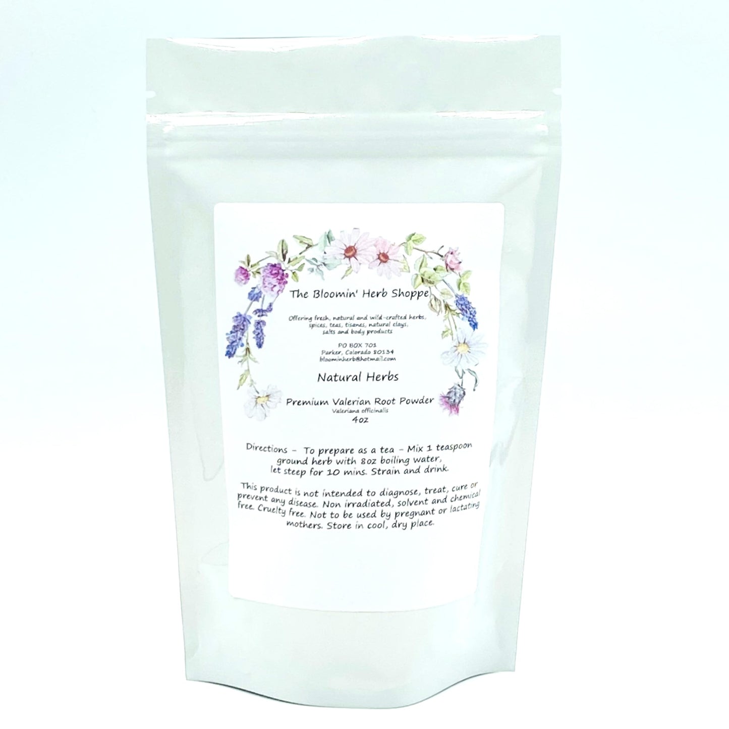 The Bloomin' Herb Shoppe Valerian Root Powder 4 oz