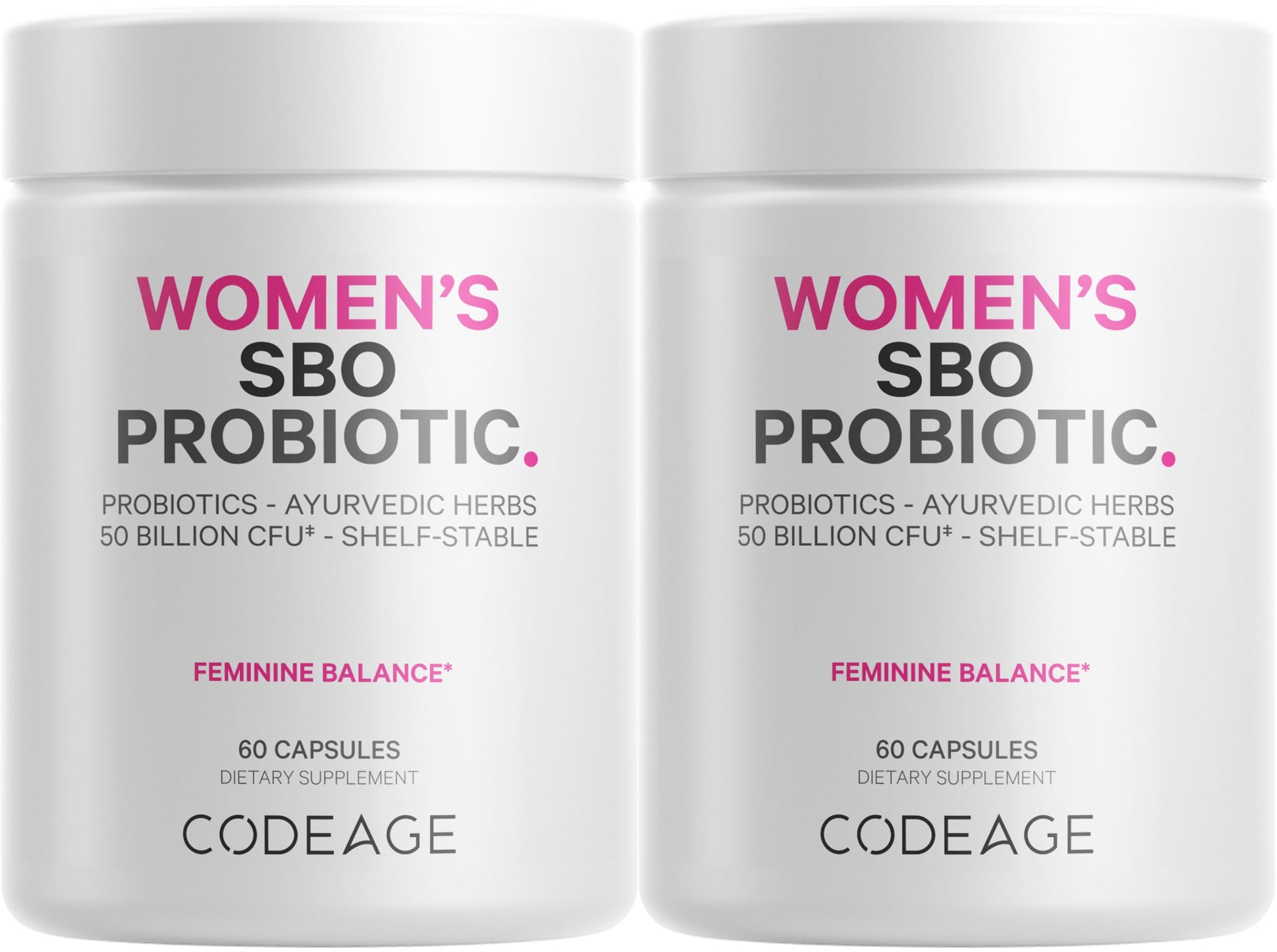 Codeage Women’s Probiotics Supplement 120 Capsules