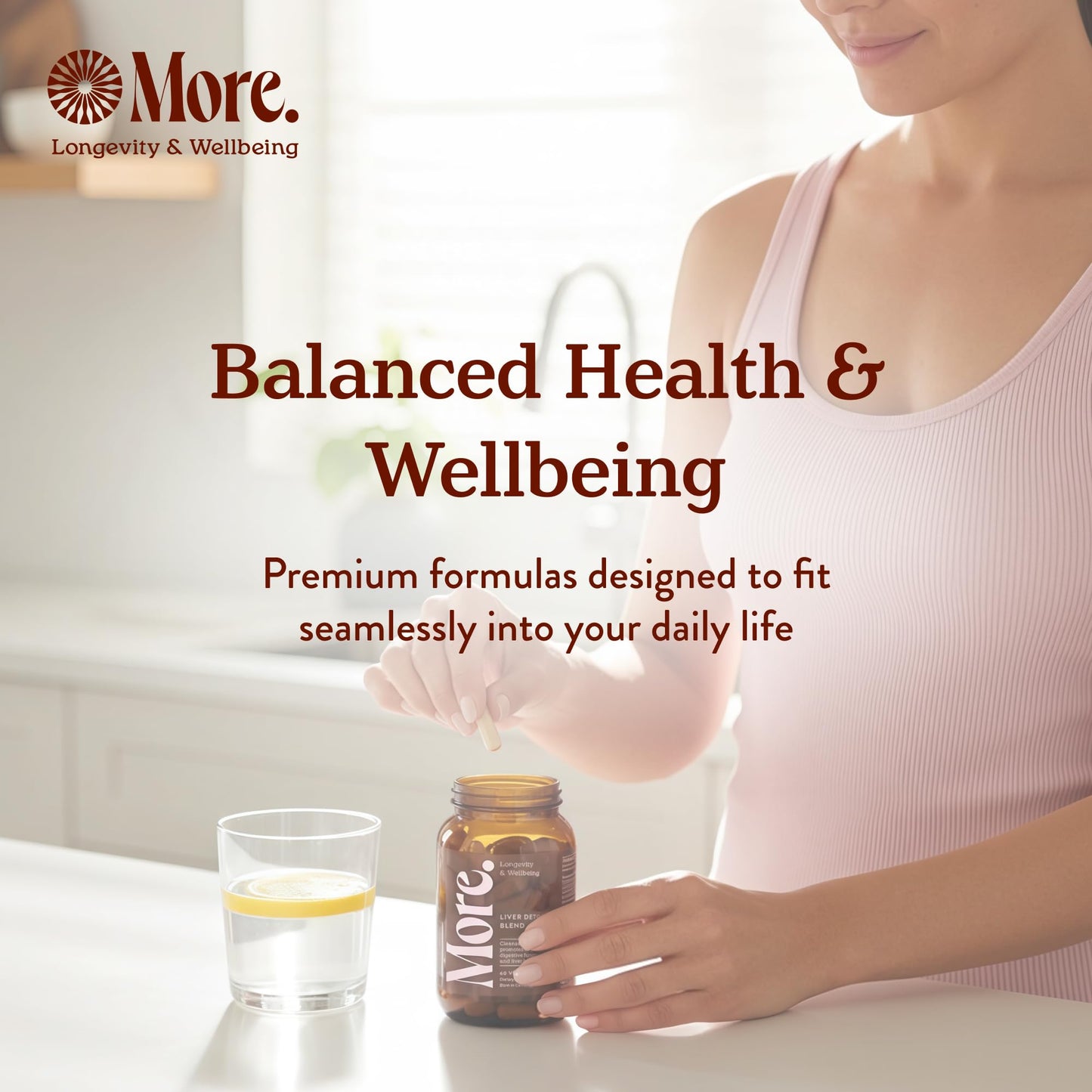 More. Longevity & Wellbeing Liver Cleanse Detox & Repair – Potent Extract-Based Liver Support Supplement w/Antioxidants & Amino Acids – Dose for Your Liver, Liver Health – No Filler, 60 Capsules