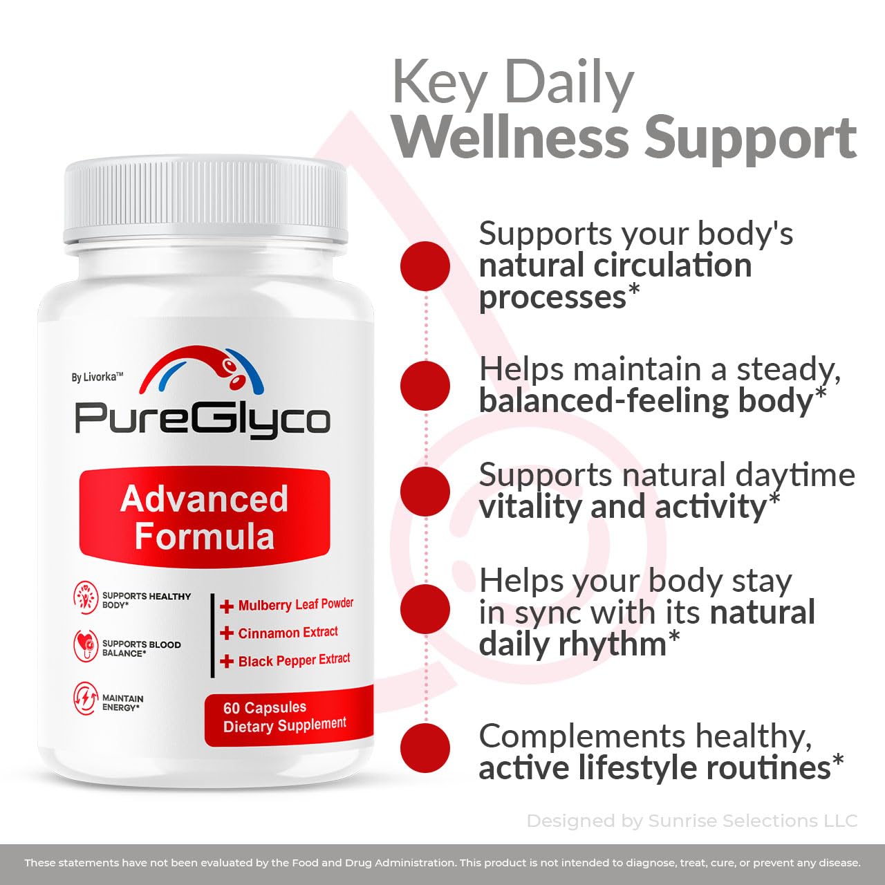 LIVORKA Pure Glyco Capsules 300 Capsules