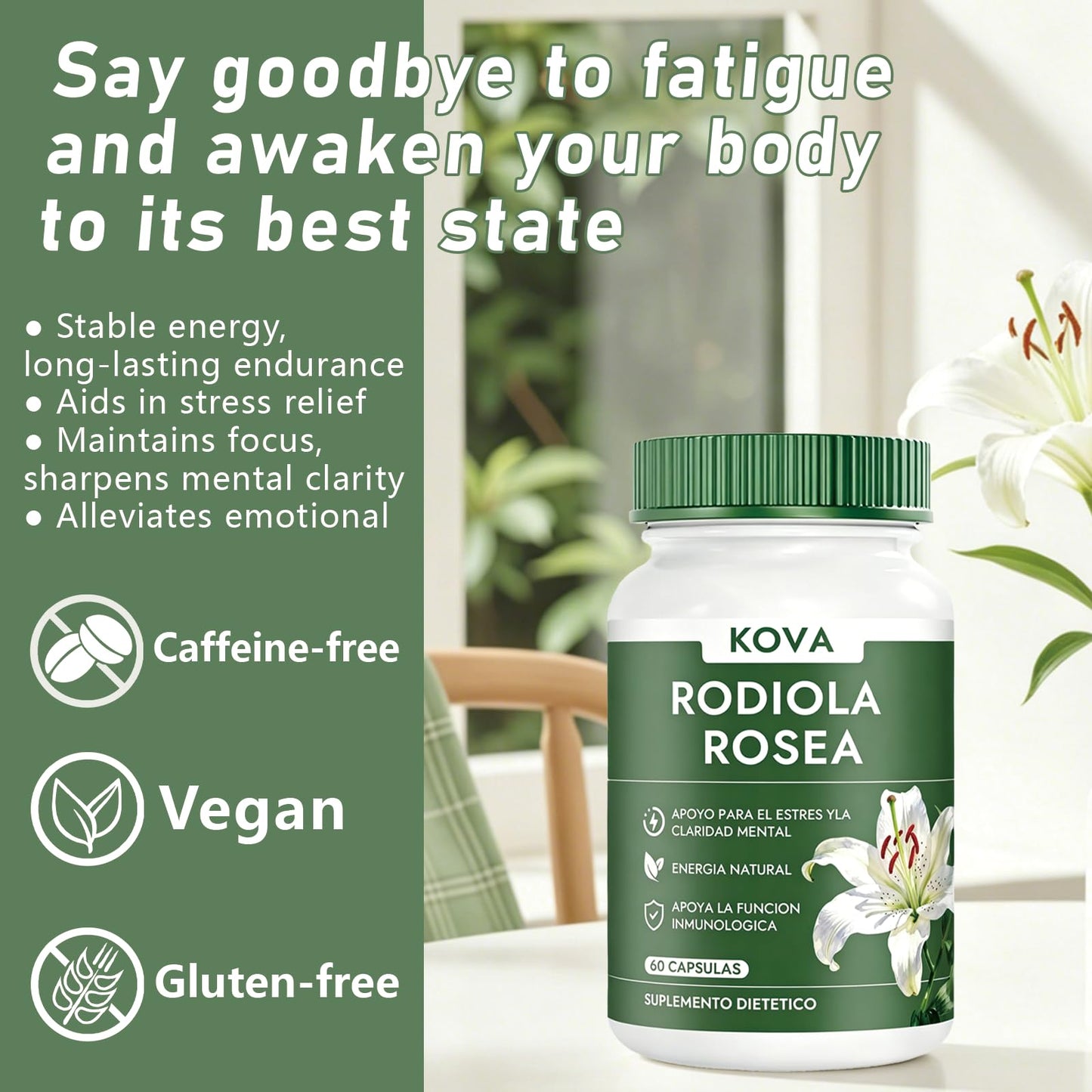 Lwefao Rhodiola Rosea Capsule 60 Capsules