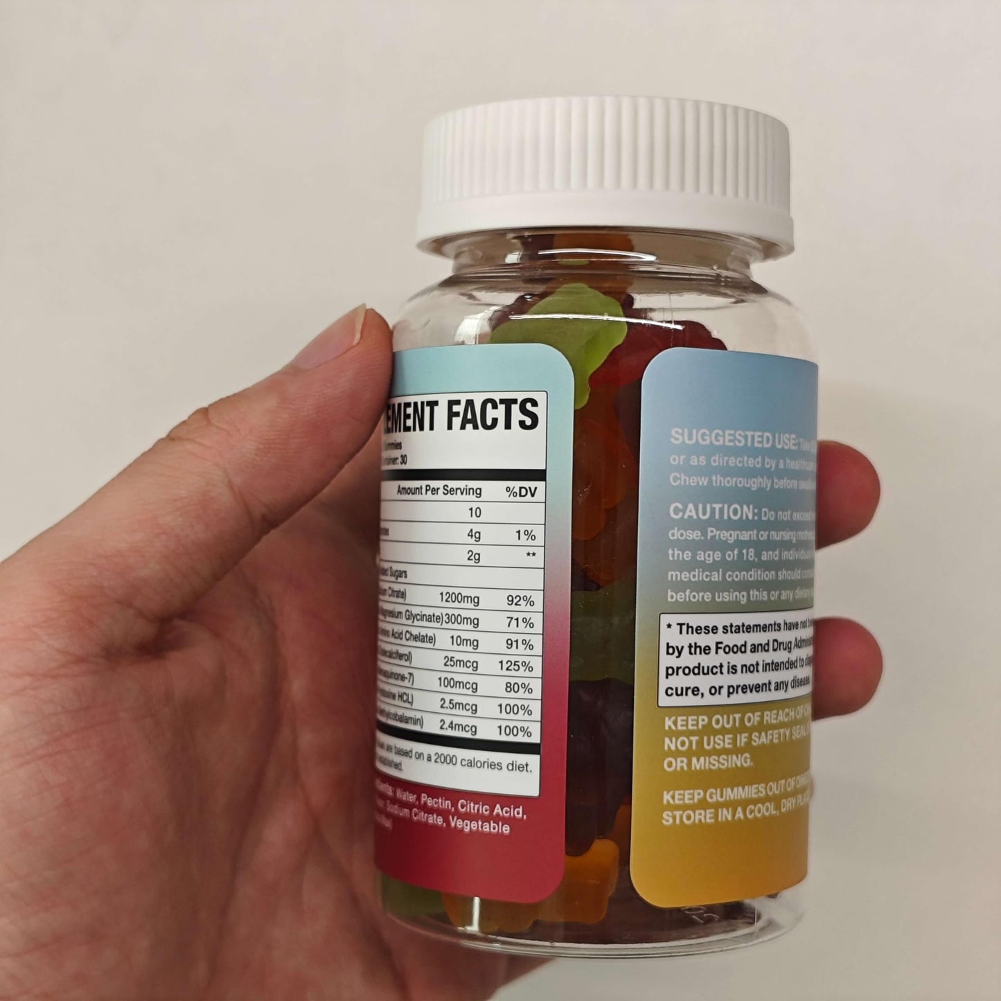 MSLOTAL Calcium Citrate Gummies, 120 Gummies
