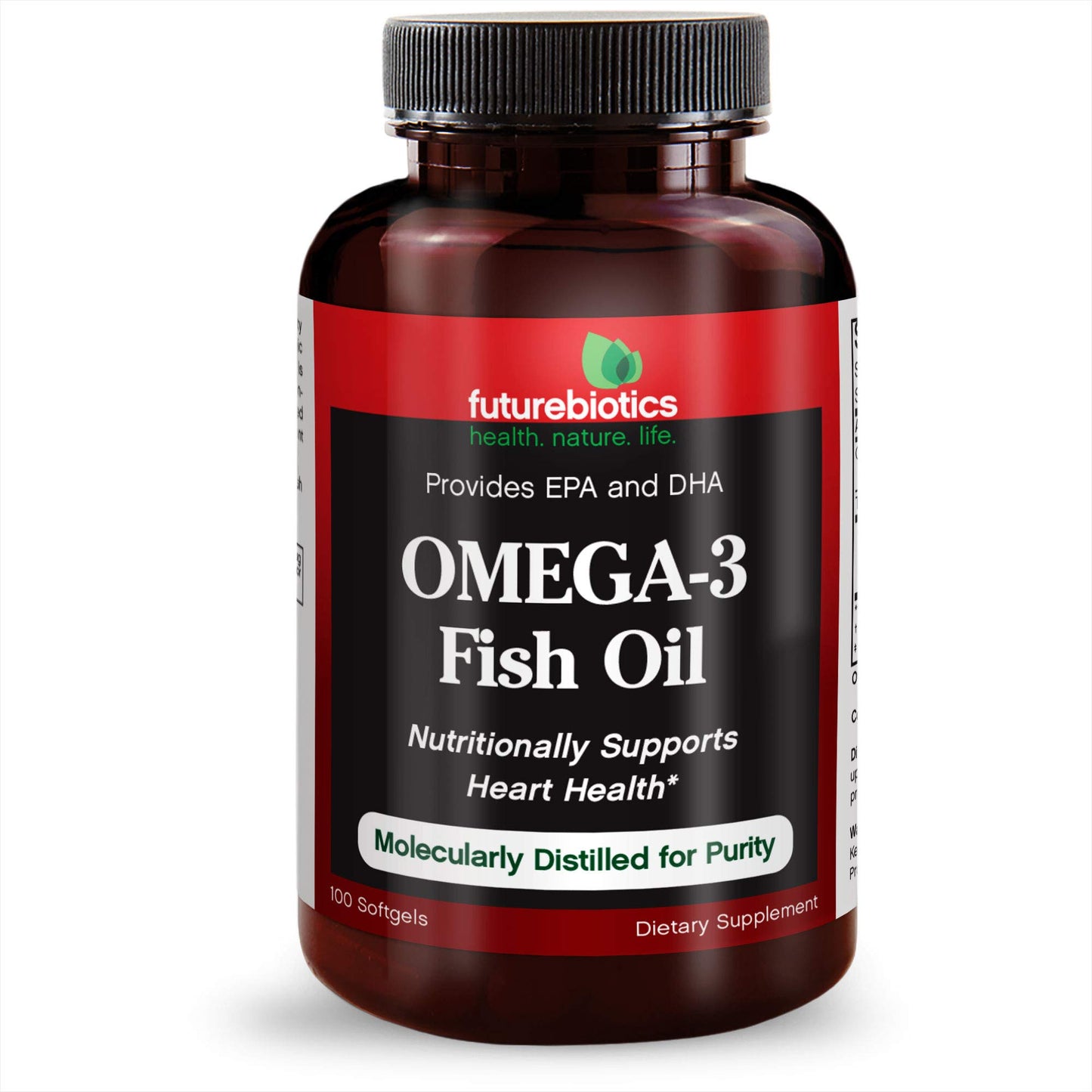 Futurebiotics Omega-3 Fish Oil Softgels 100 Count