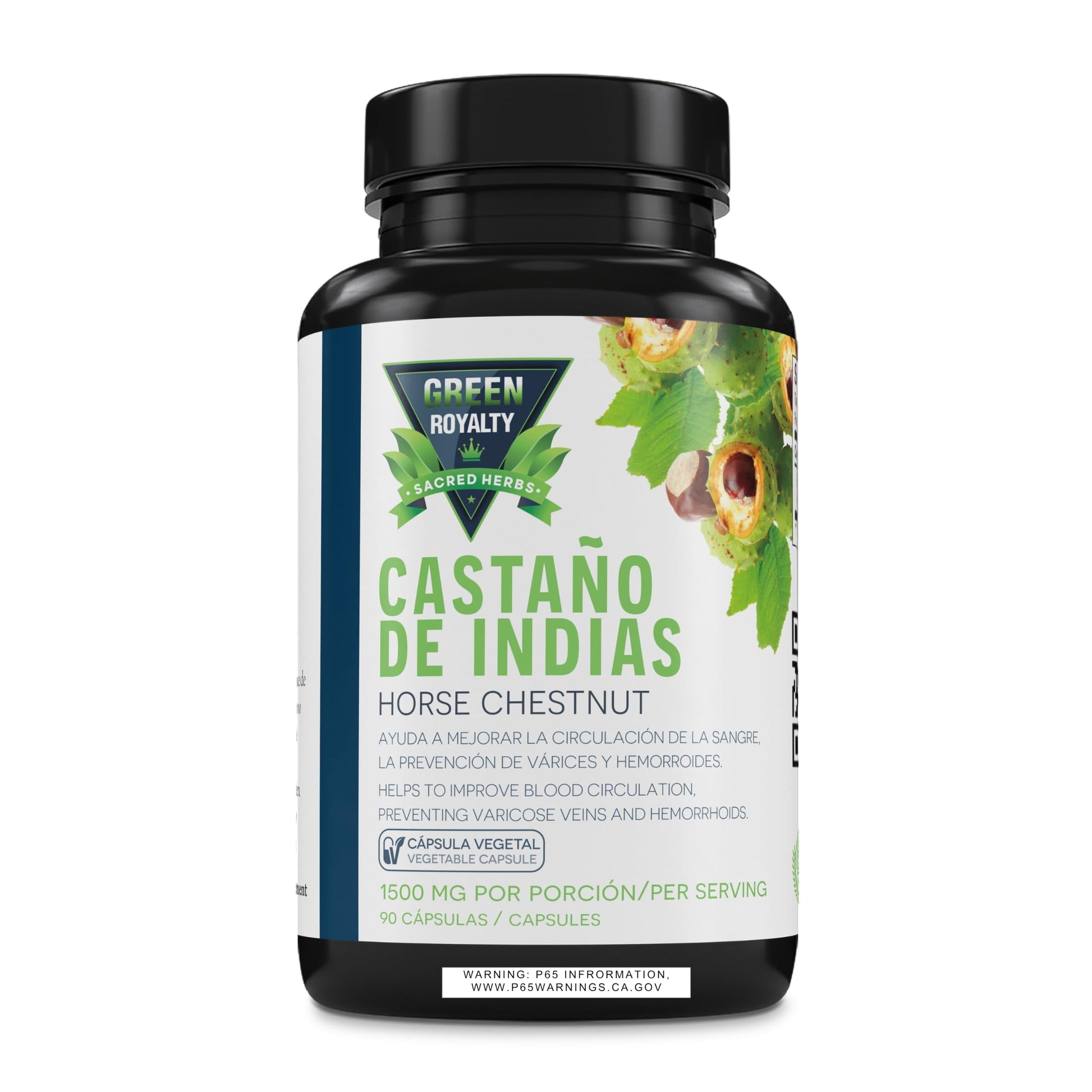 GREEN ROYALTY Horse Chestnut Caplets 90