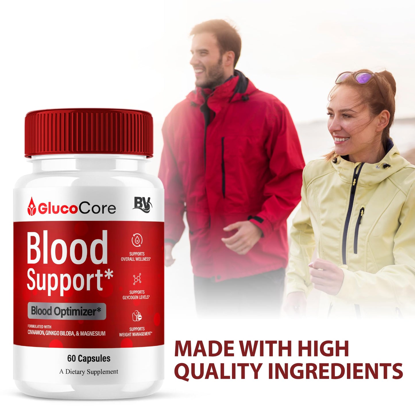 BLUE VIBE GlucoCore Blood Support Capsule, 60 Capsules