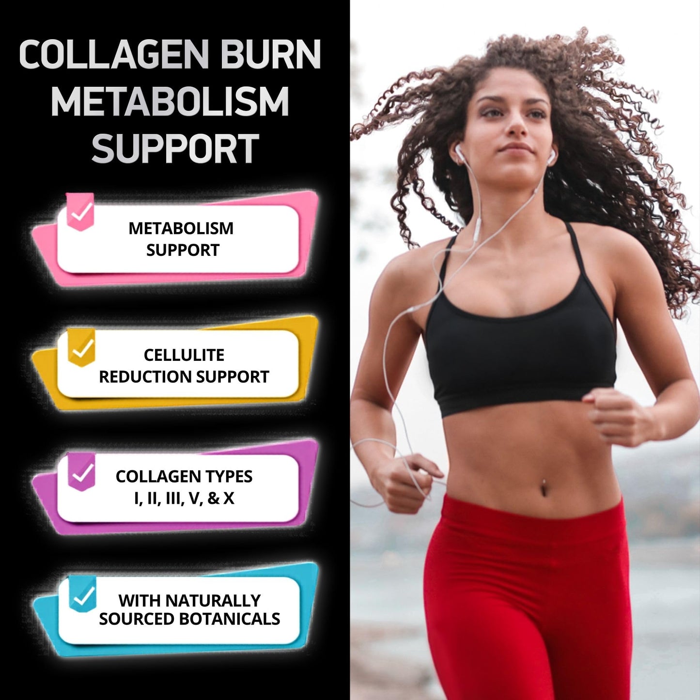 BIOACTIVE LABS Multi Collagen Burn for Women & Men Capsules 90 Count