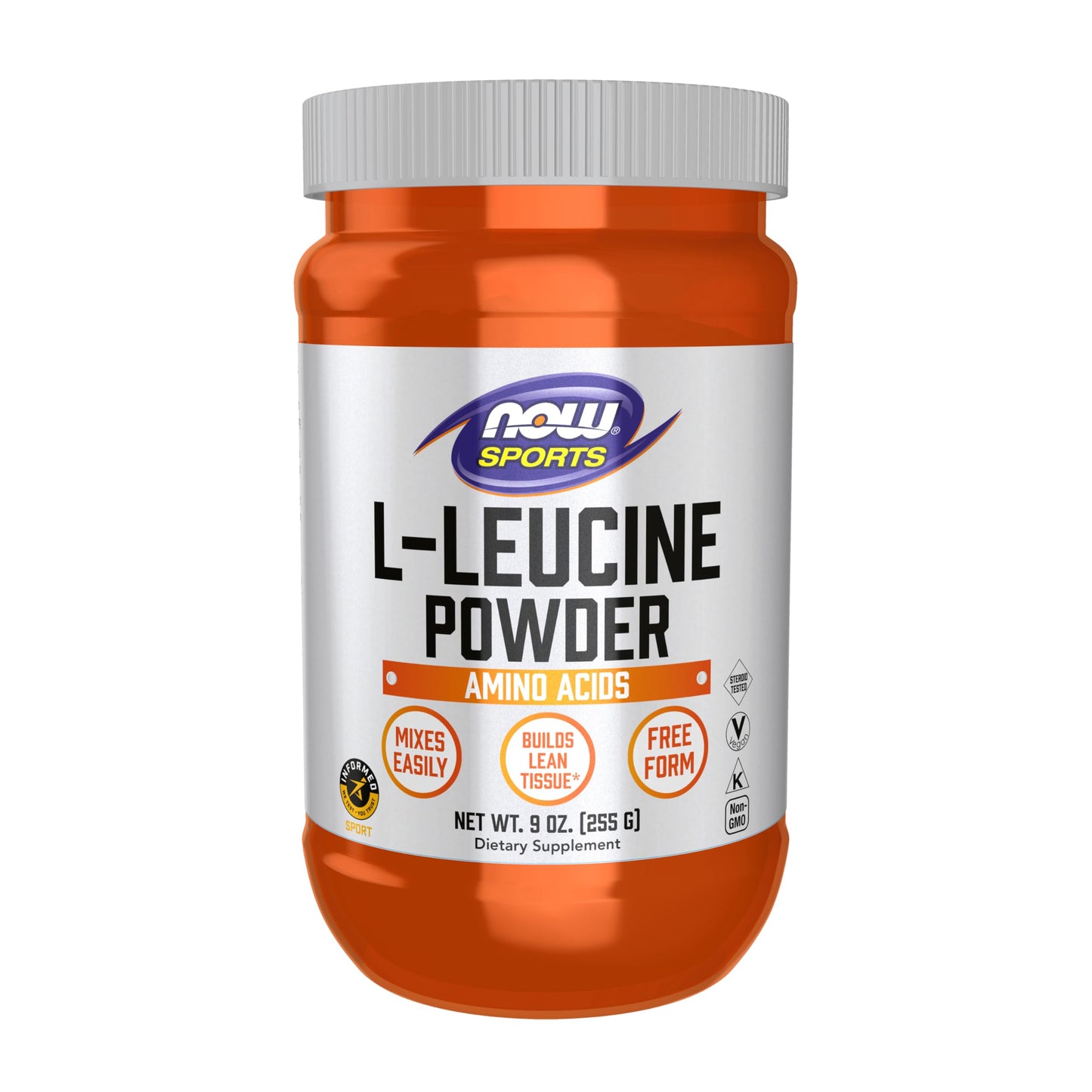 NOW Foods L-Leucine Powder, 9-Ounce