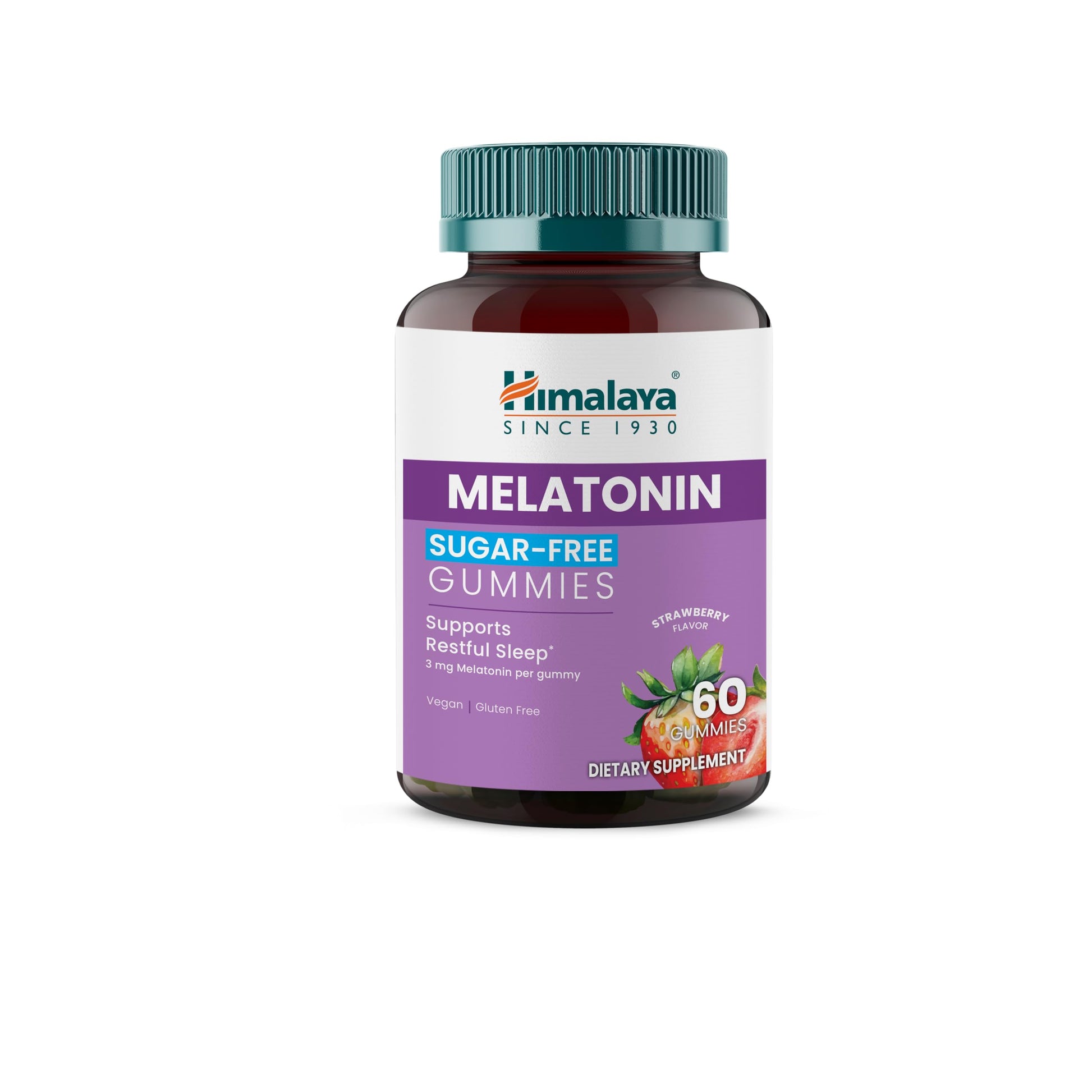 Himalaya Melatonin Sugar-Free Gummies 3 mg Melatonin, 60 Gummies
