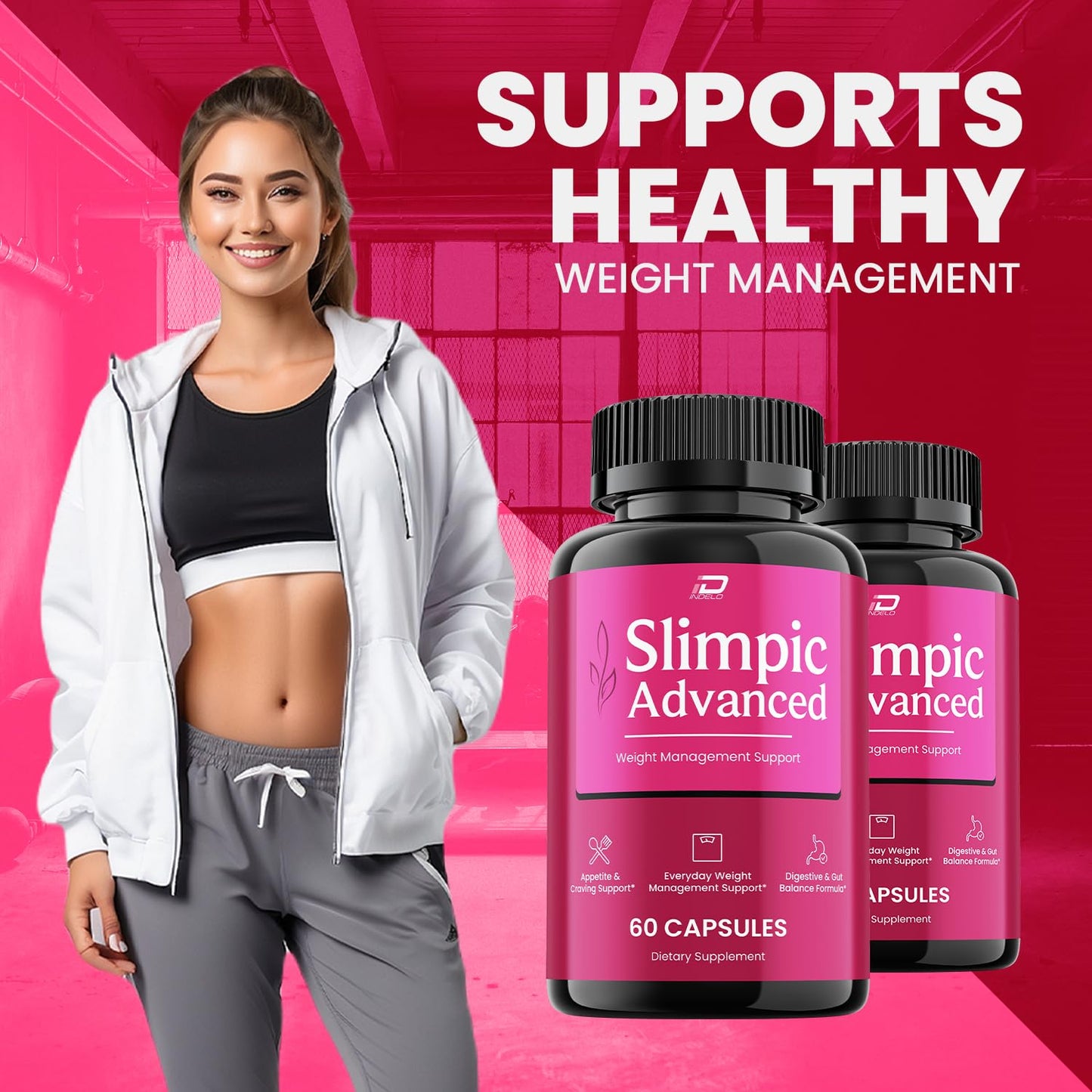 Indelo Slimpic Advanced Formula Supplement Capsule, 60 Capsules