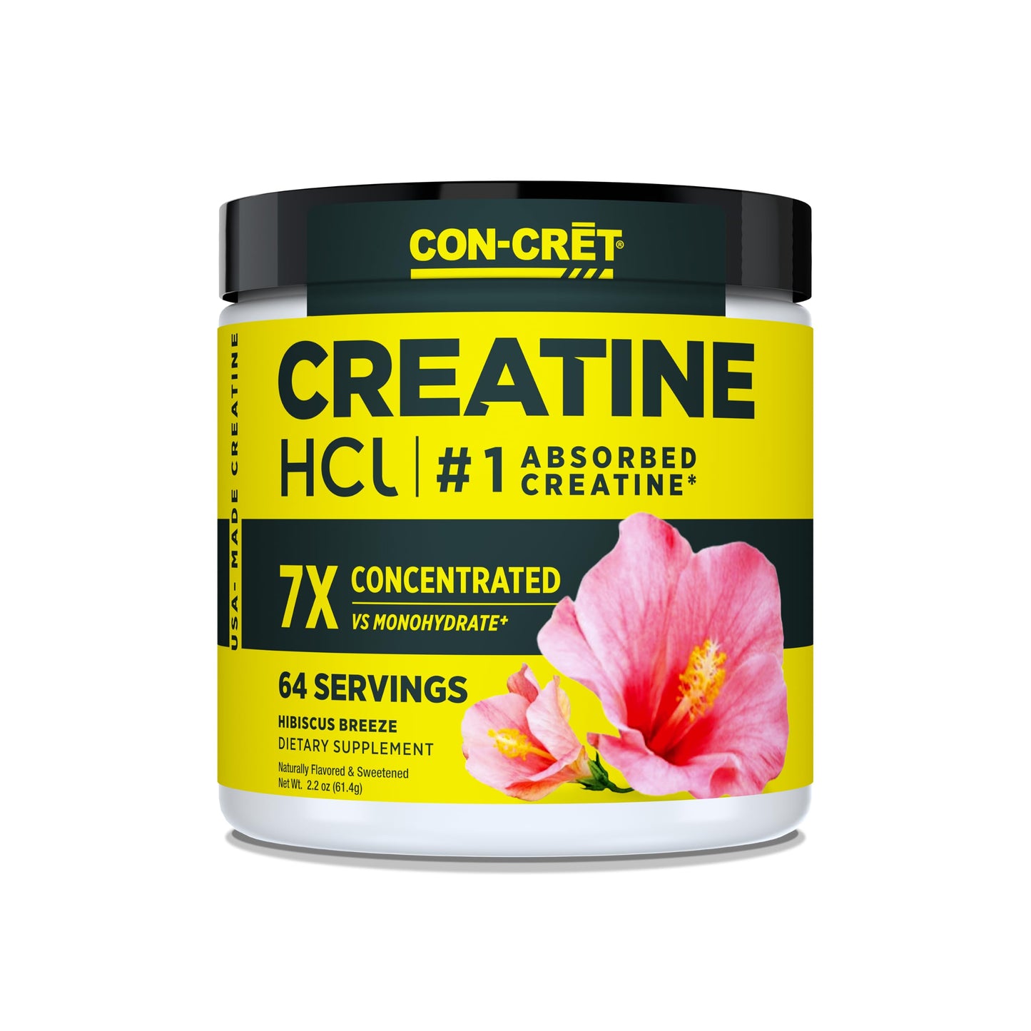CON-CRET Creatine HCl Powder 64 Servings
