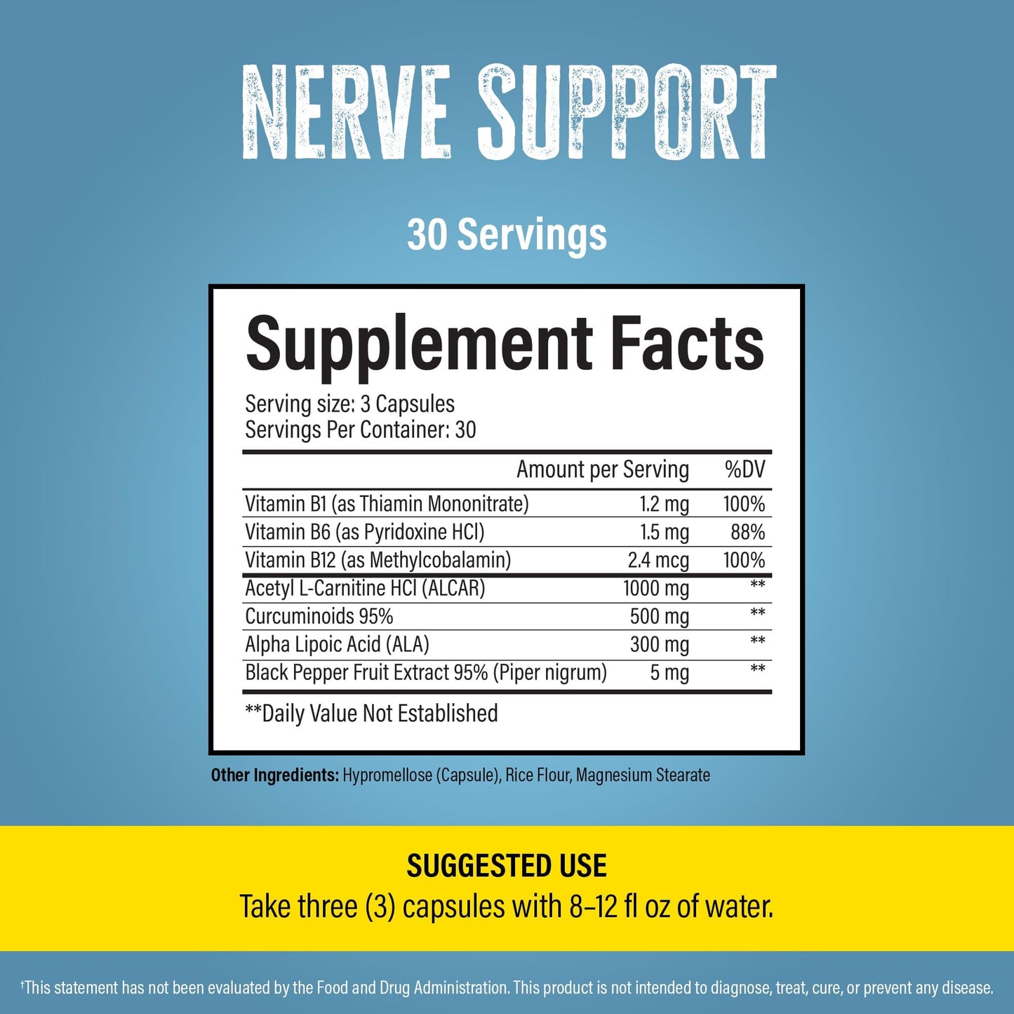 Leviathan Wellness Shield Nerve Health Support Capsules 90 Count