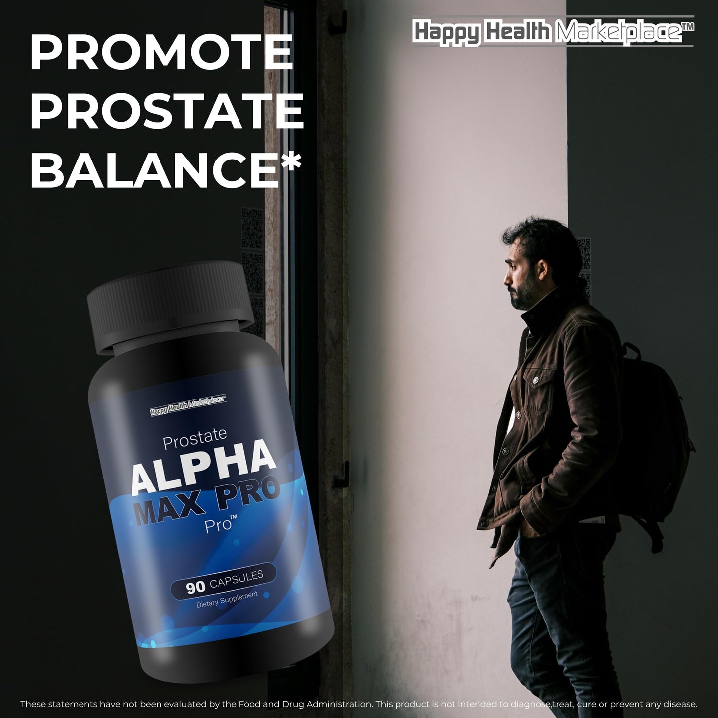 Happy Health Marketplace Prostate Alpha Max Pro 90 Capsules