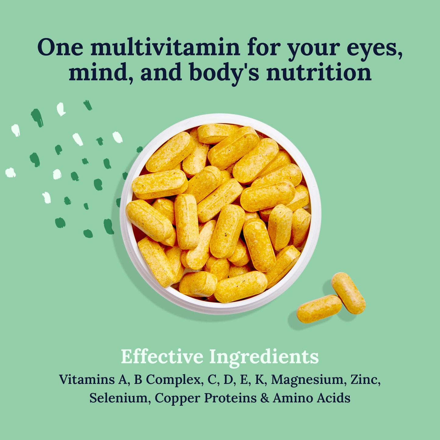 CorneaCare Multivitamin for Vision & Health Dry Eye Supplements 60 Tablets