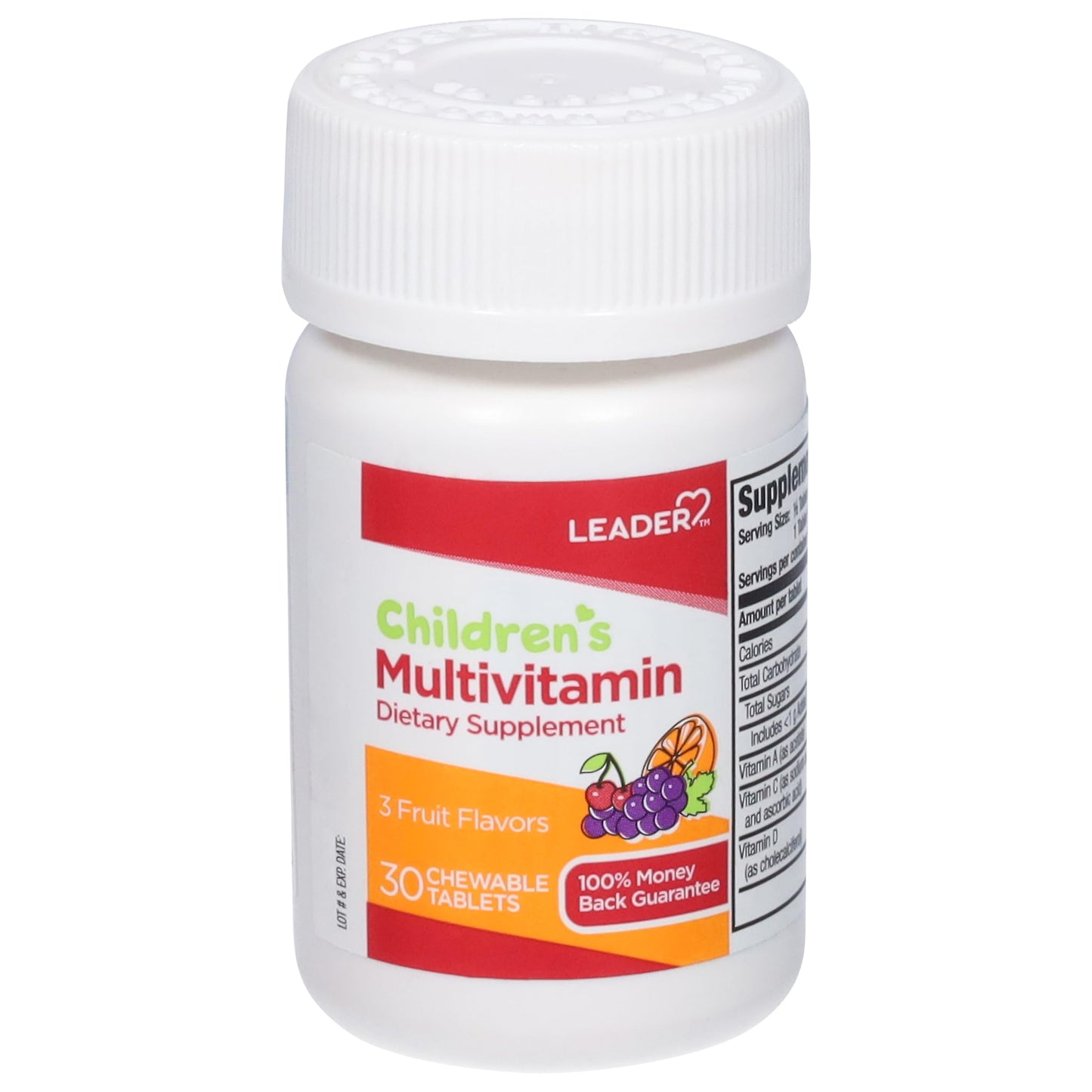 Leader Children's Multivitamin Chewable Tablets, 30 Count