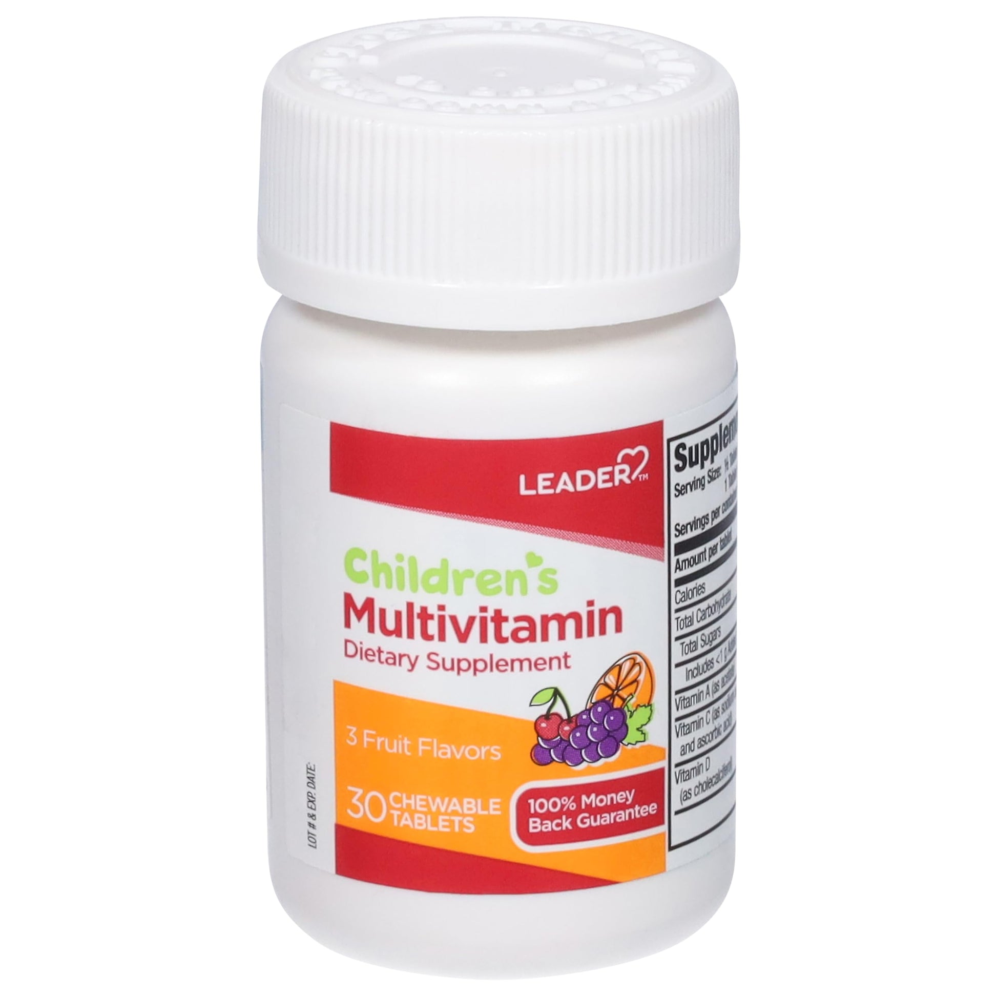 Leader Children's Multivitamin Chewable Tablets, 30 Count