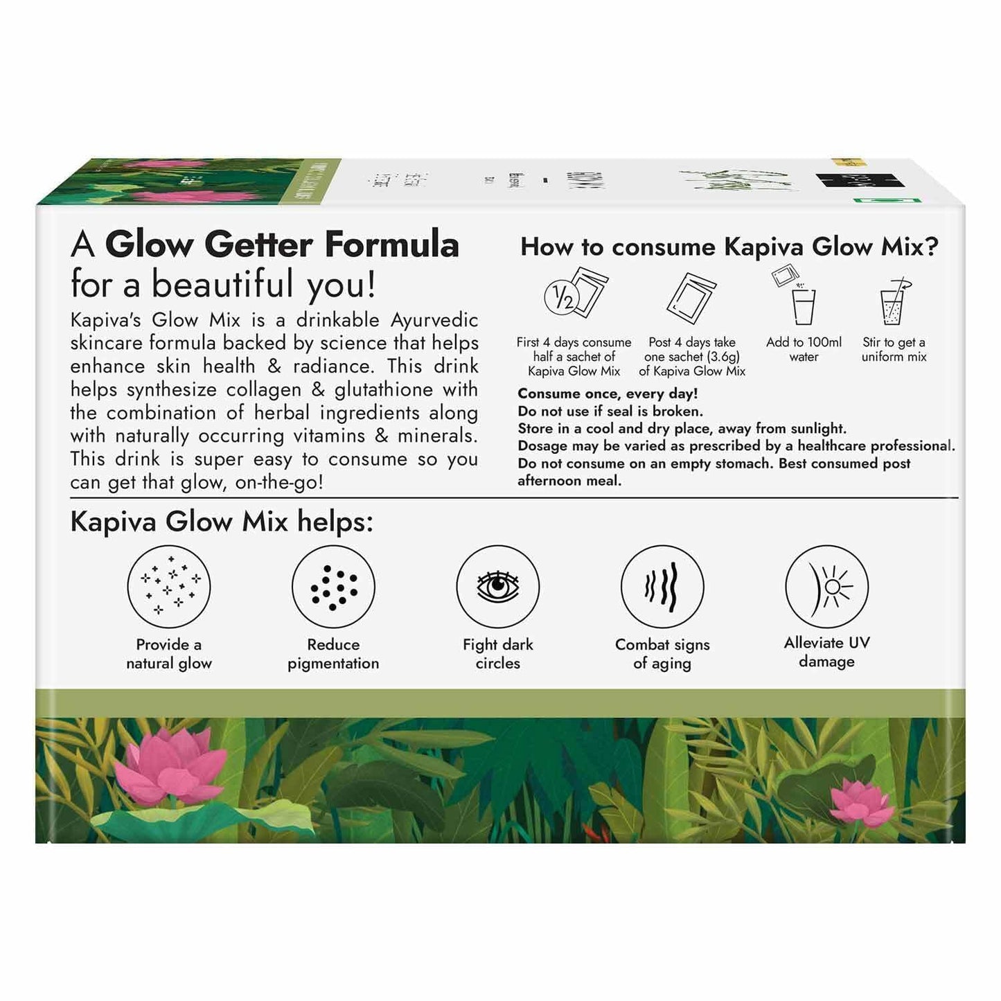 Generic Skin Glow Mix Ayurvedic Skin Supplement, Collagen Powder 3.8 oz