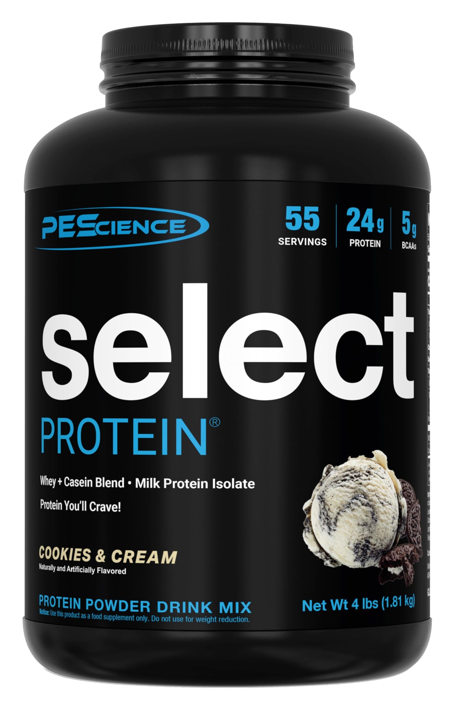 PEScience Select Protein Powder Cookies and Cream 64