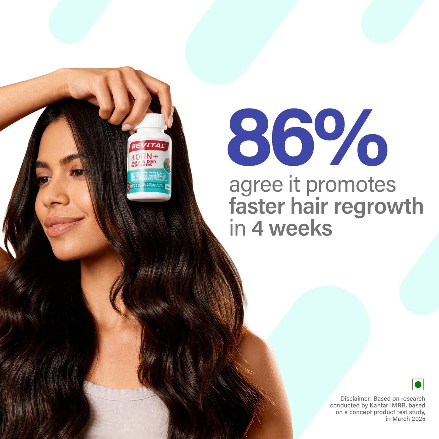 Revital Biotin+ with Amla and DHT Blockers for Hair Growth Capsule 1 Count