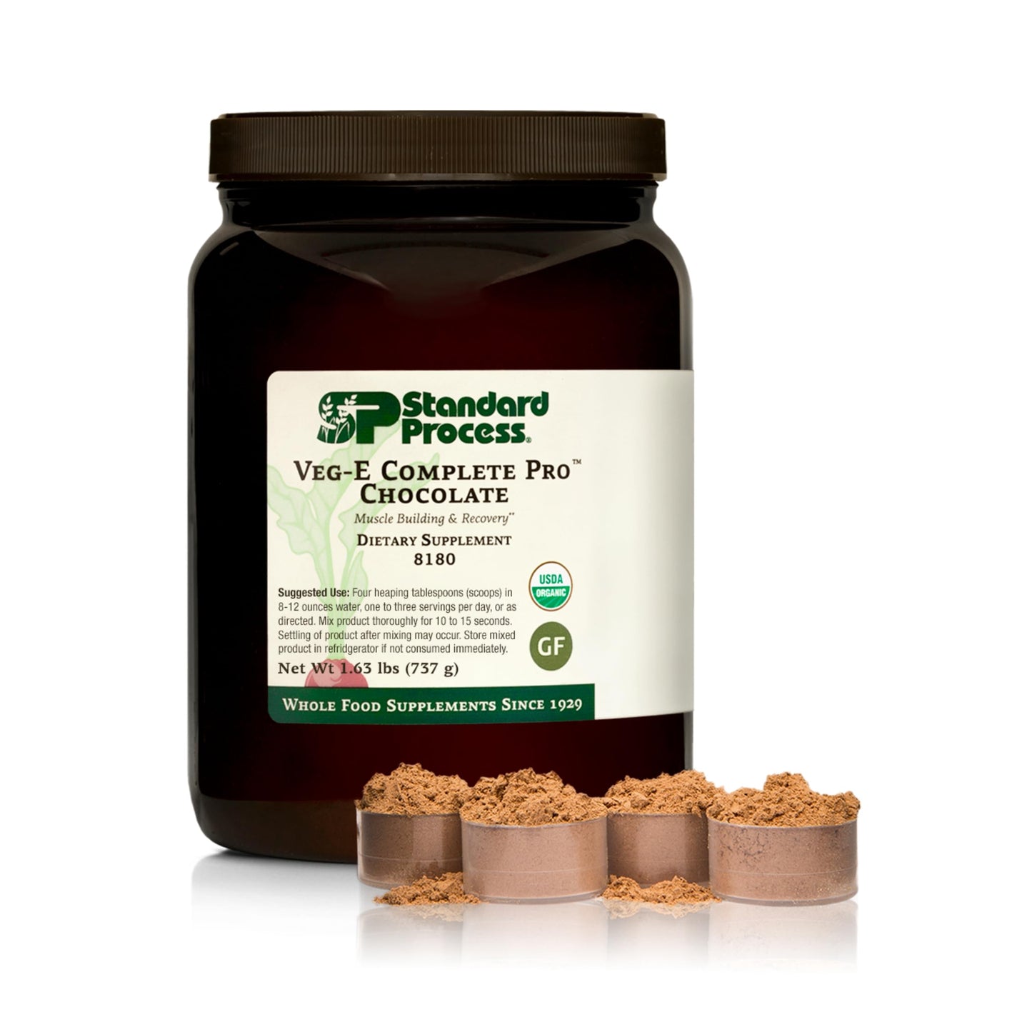 Standard Process Inc. Veg-E Complete Pro Protein Powder, 26 Servings