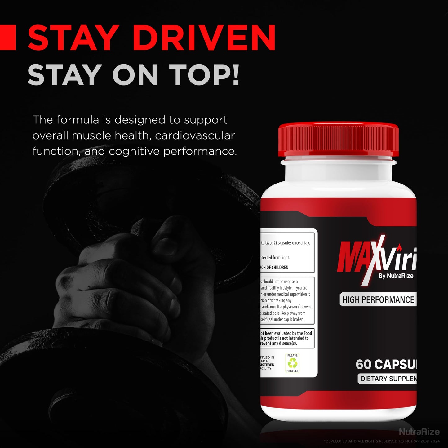 NutraRize MaxVirility Capsules 300 Capsules