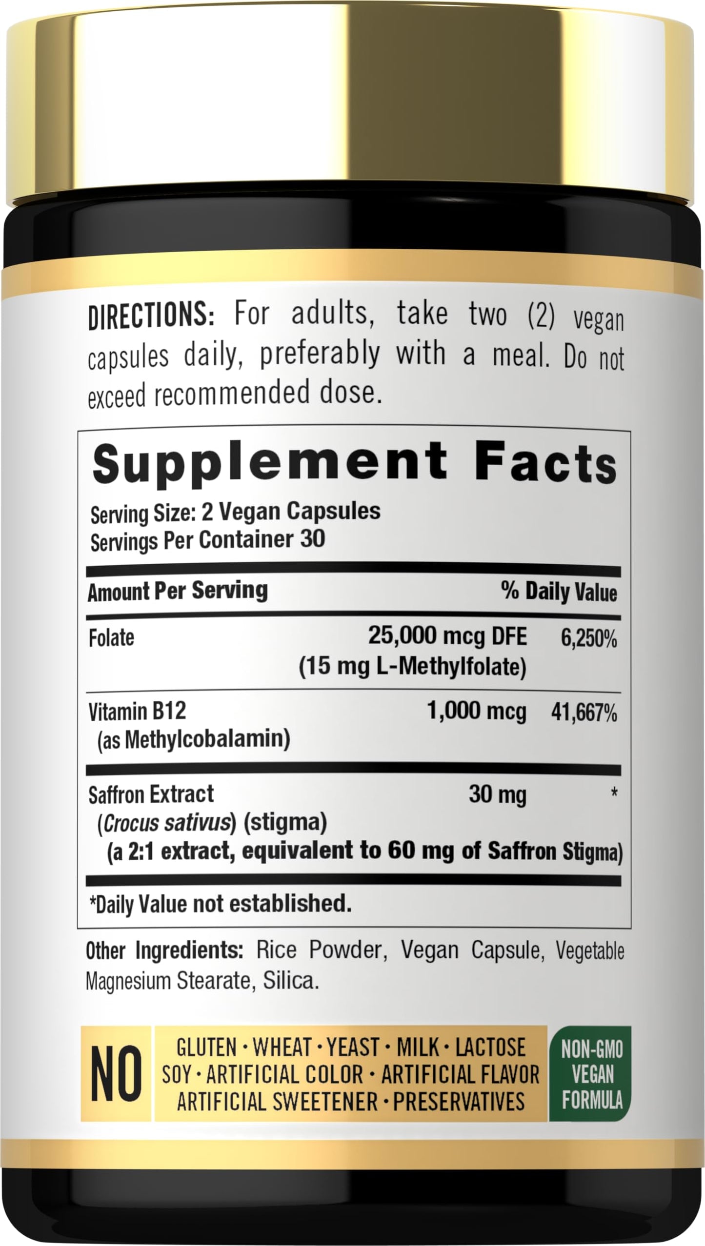 Carlyle L-Methylfolate 15mg, 60 Capsules