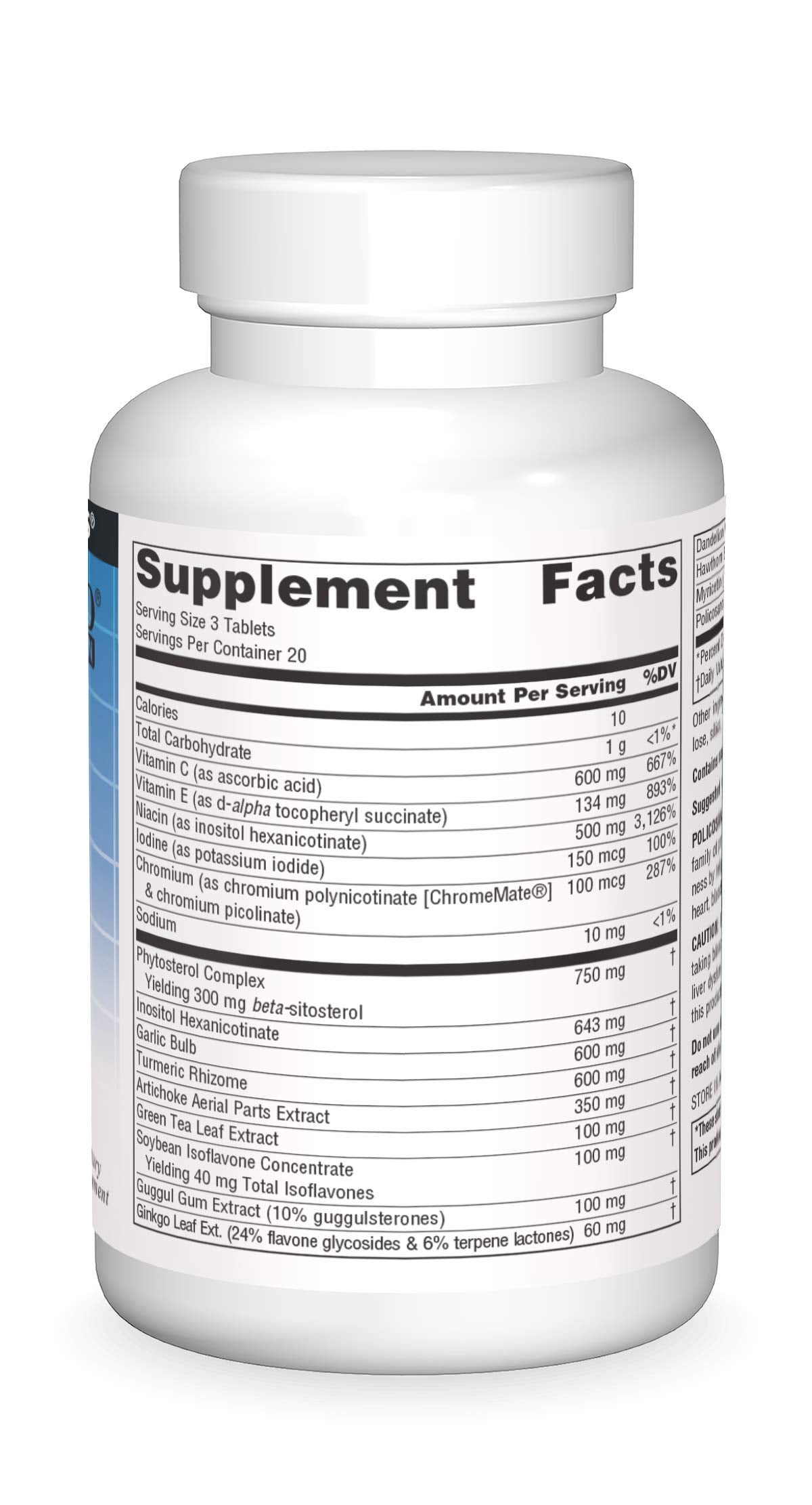 Source Naturals Policosanol Cholesterol Complex Tablet, 60 Tablets