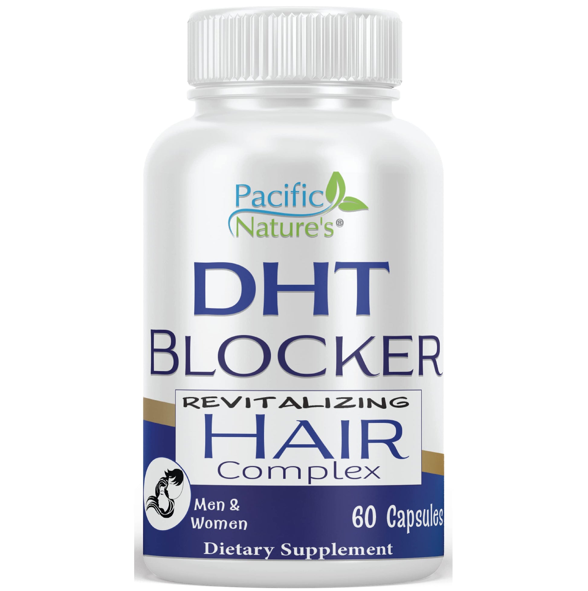 Pacific Nature's DHT Blocker Revitalizing Hair Growth Supplement, 60 Capsules