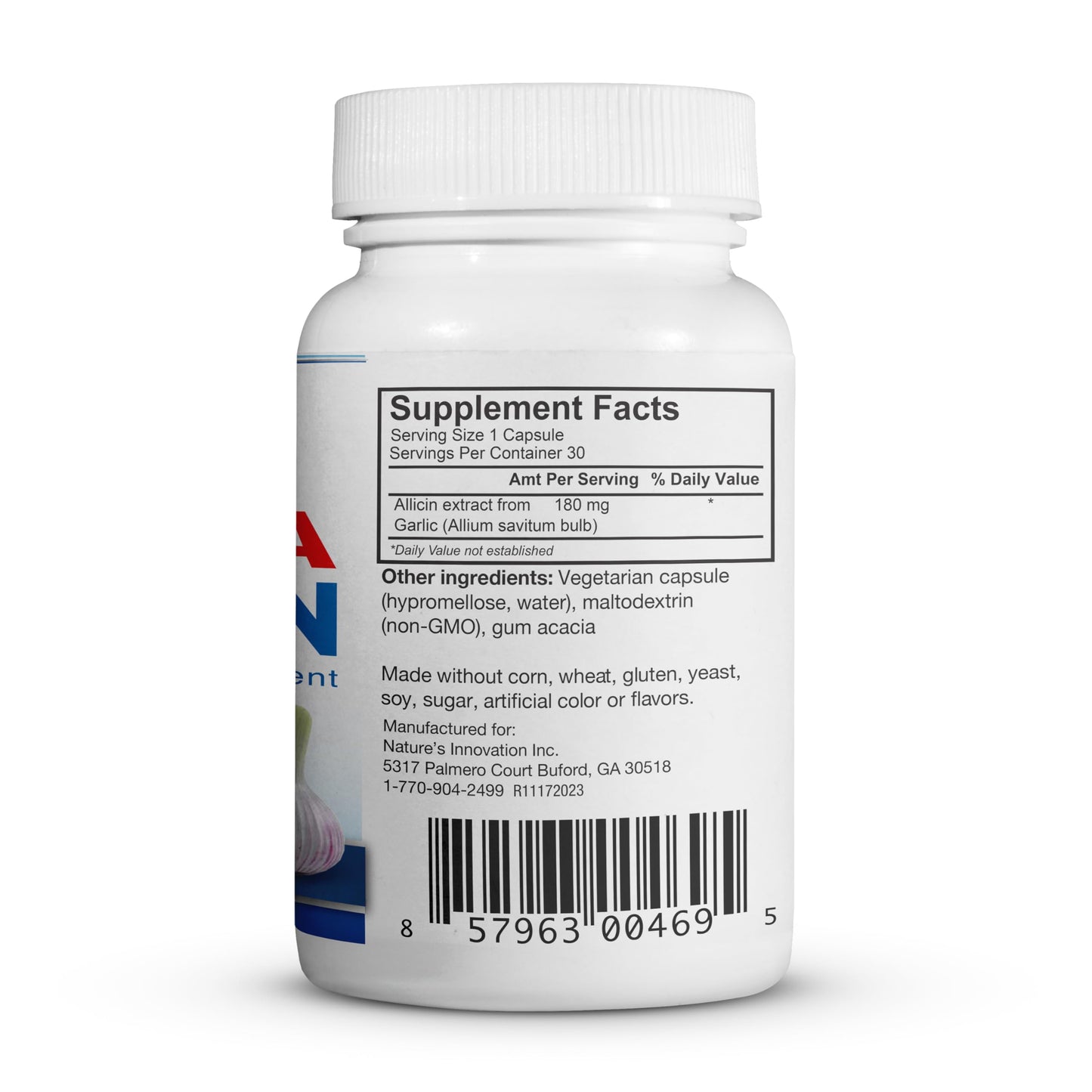 BuyNaturally Allicin Supplement Capsule 30 Count