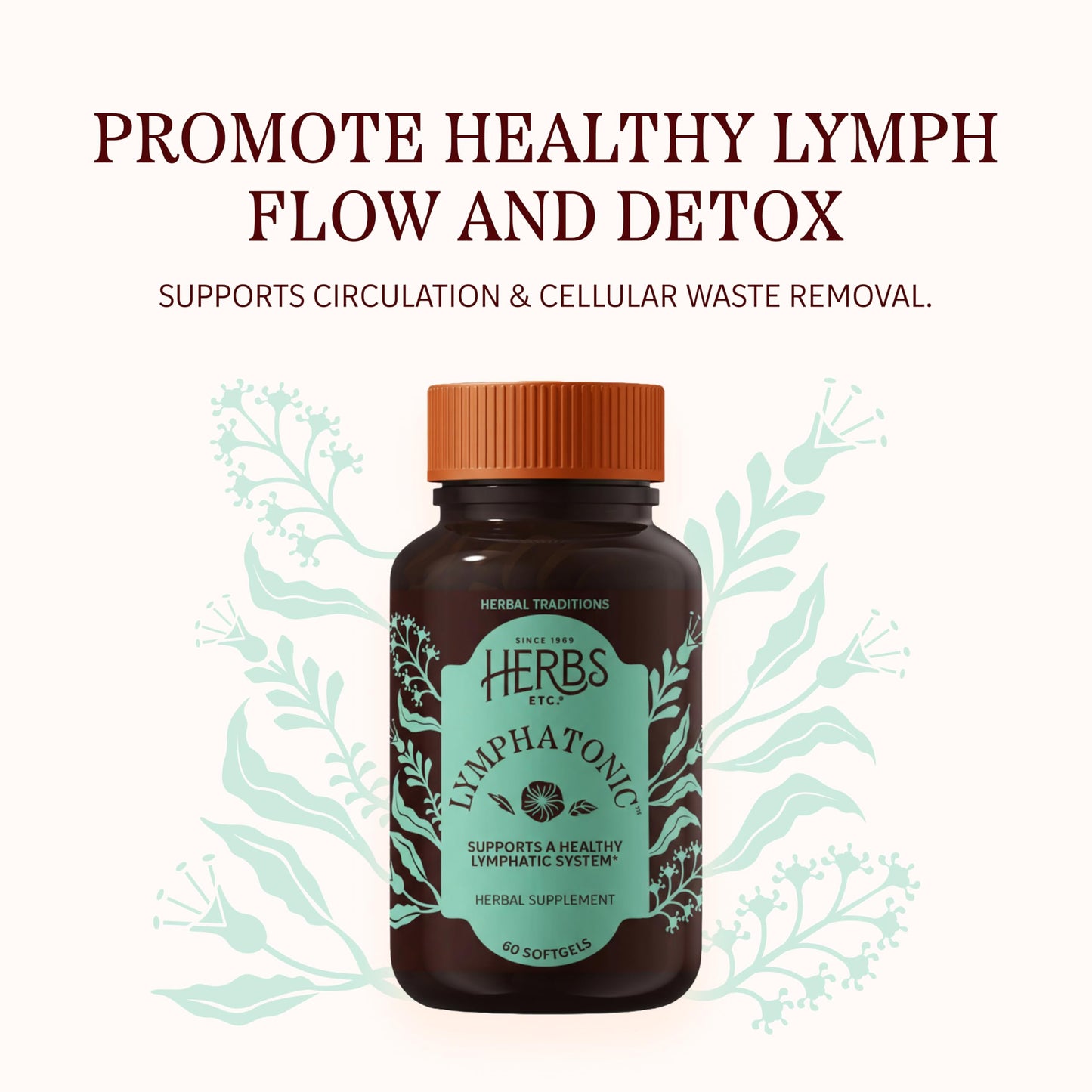 Herbs Etc. Lymphatonic Softgels, 120 Count