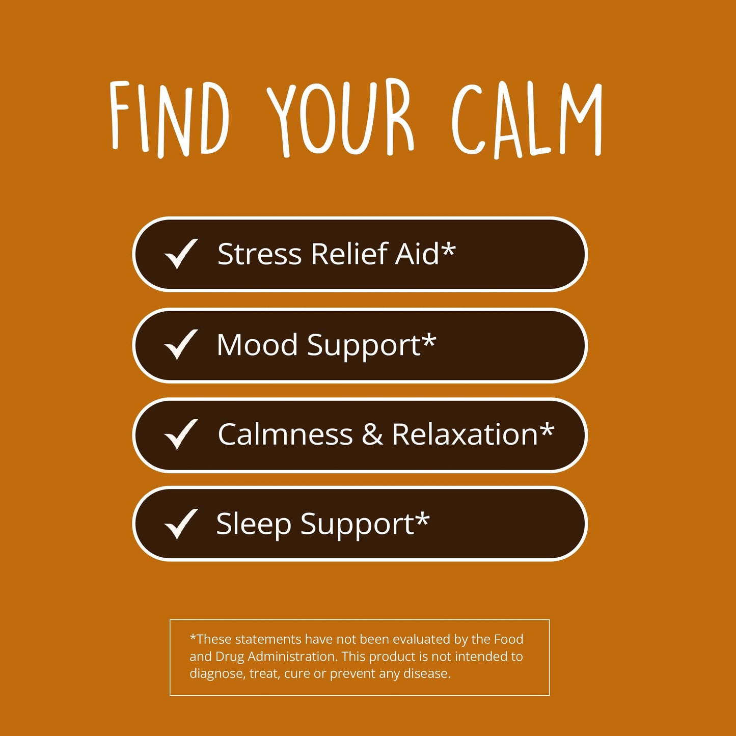 Happy Healthy Hippie Be Grounded Stress Relief Supplement – Lavender Capsule, 60 Count