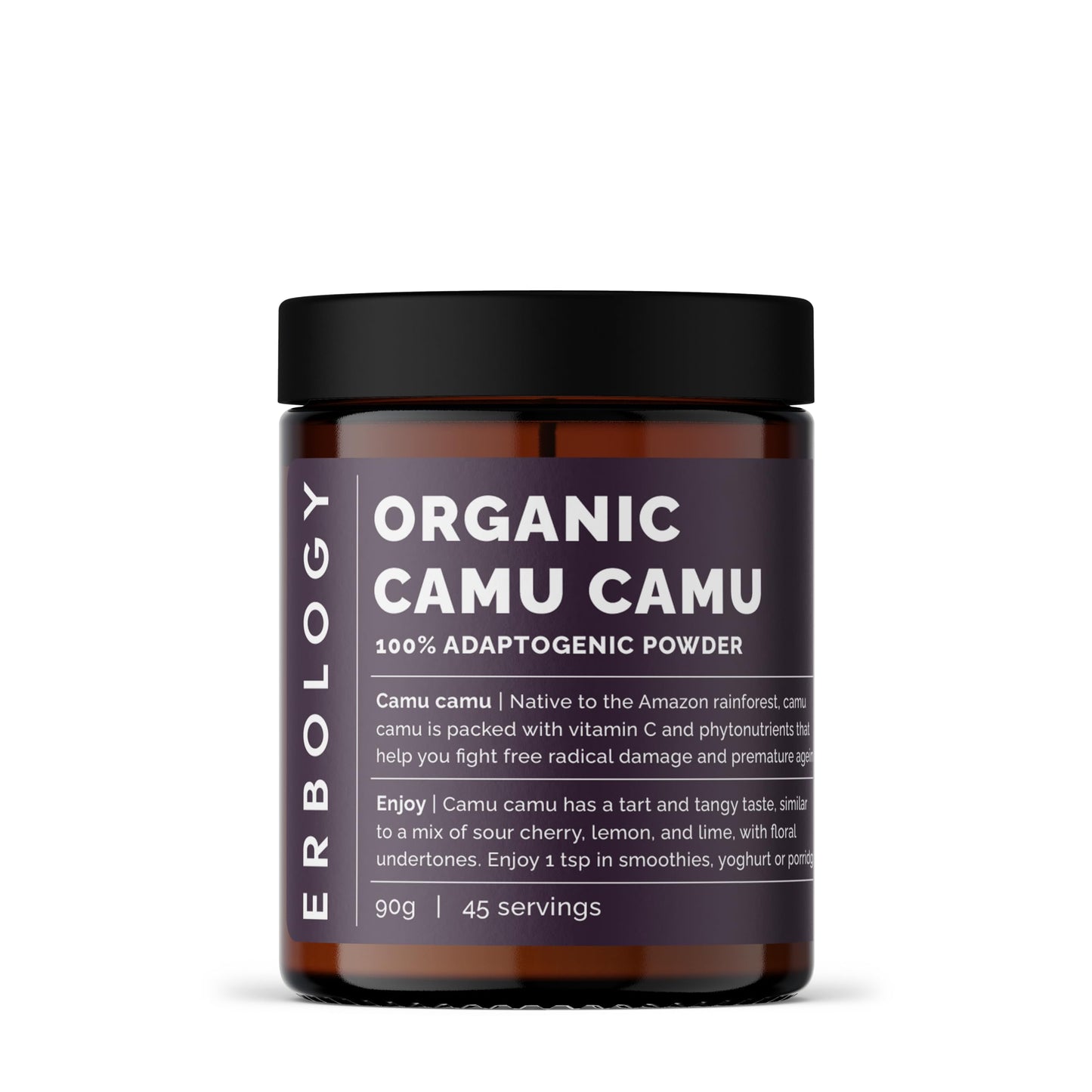 Erbology Organic Camu Camu Powder 3.2 oz, 45 Servings