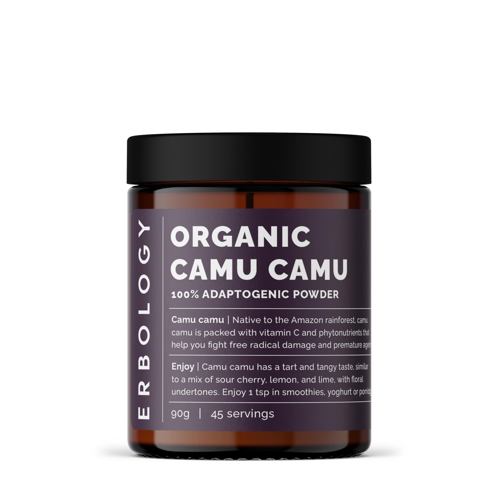 Erbology Organic Camu Camu Powder 3.2 oz, 45 Servings