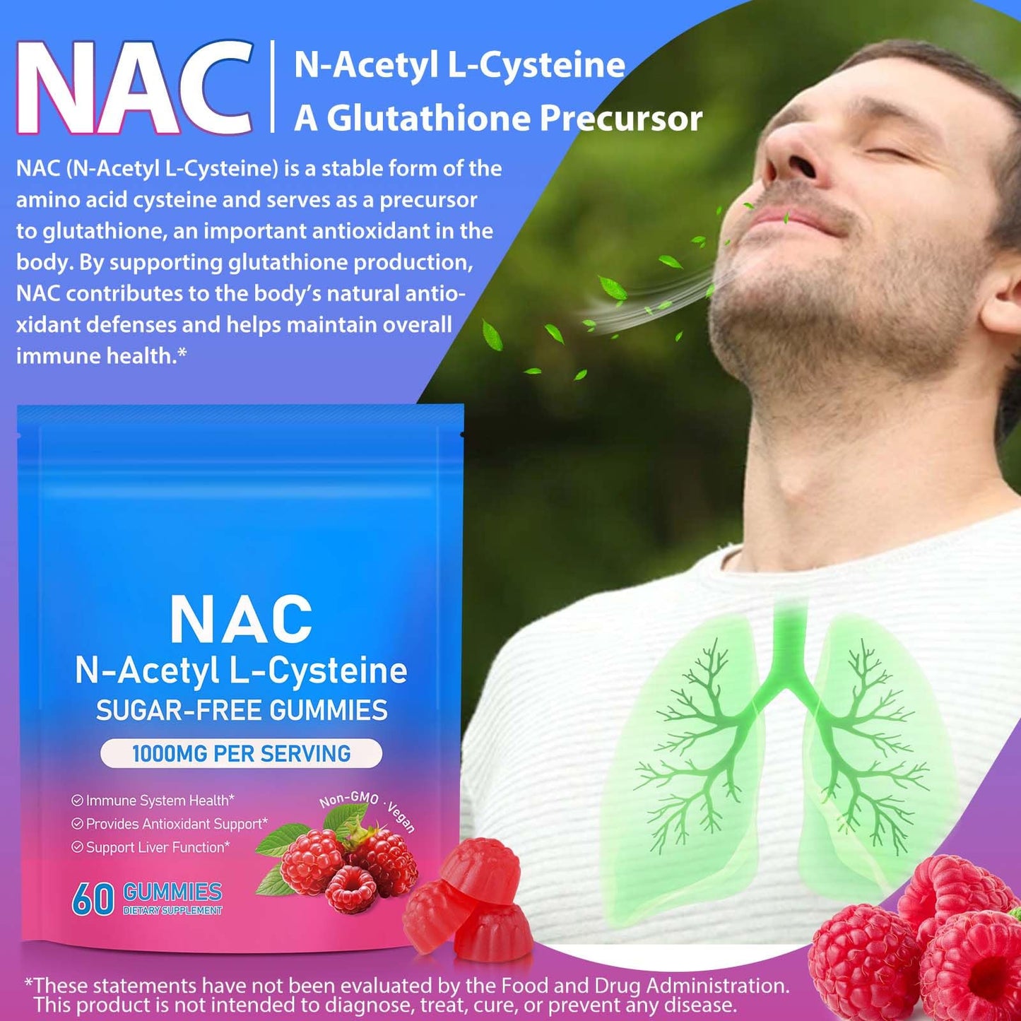 Ruduwu NAC Gummies 60 Count