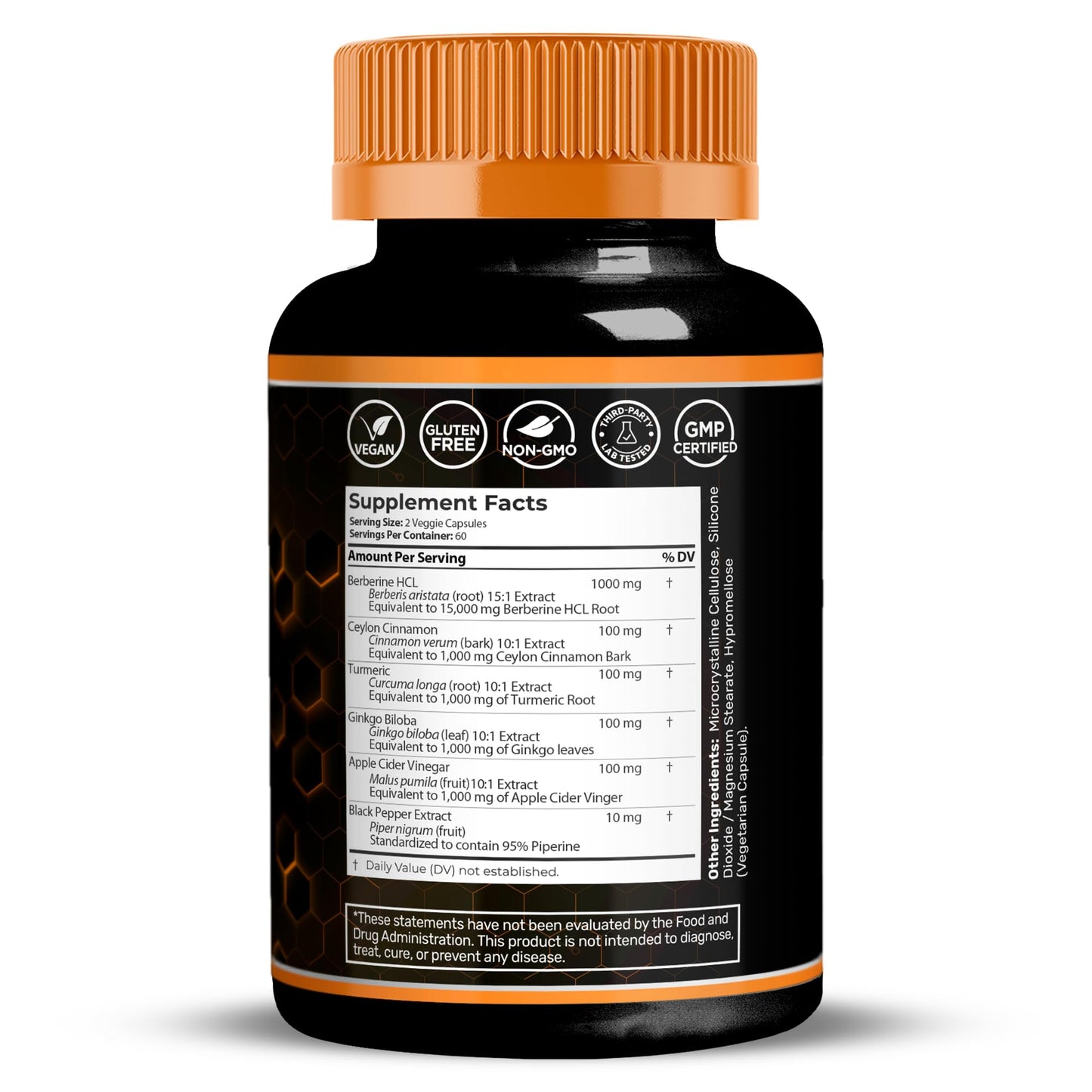 WELLNESS LABSRX Berberine 15,000mg Capsules, 240 Count