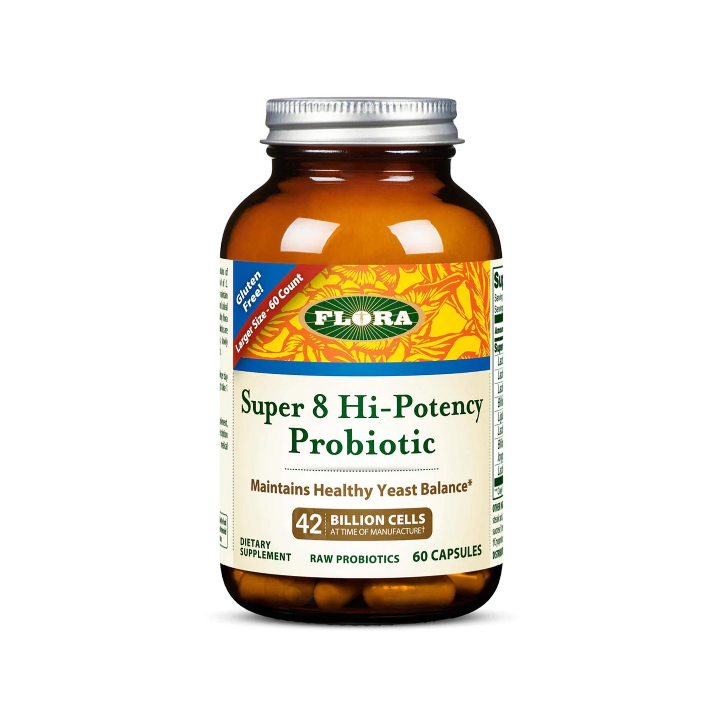 Flora Super 8 Hi-Potency Probiotic 60 Capsules
