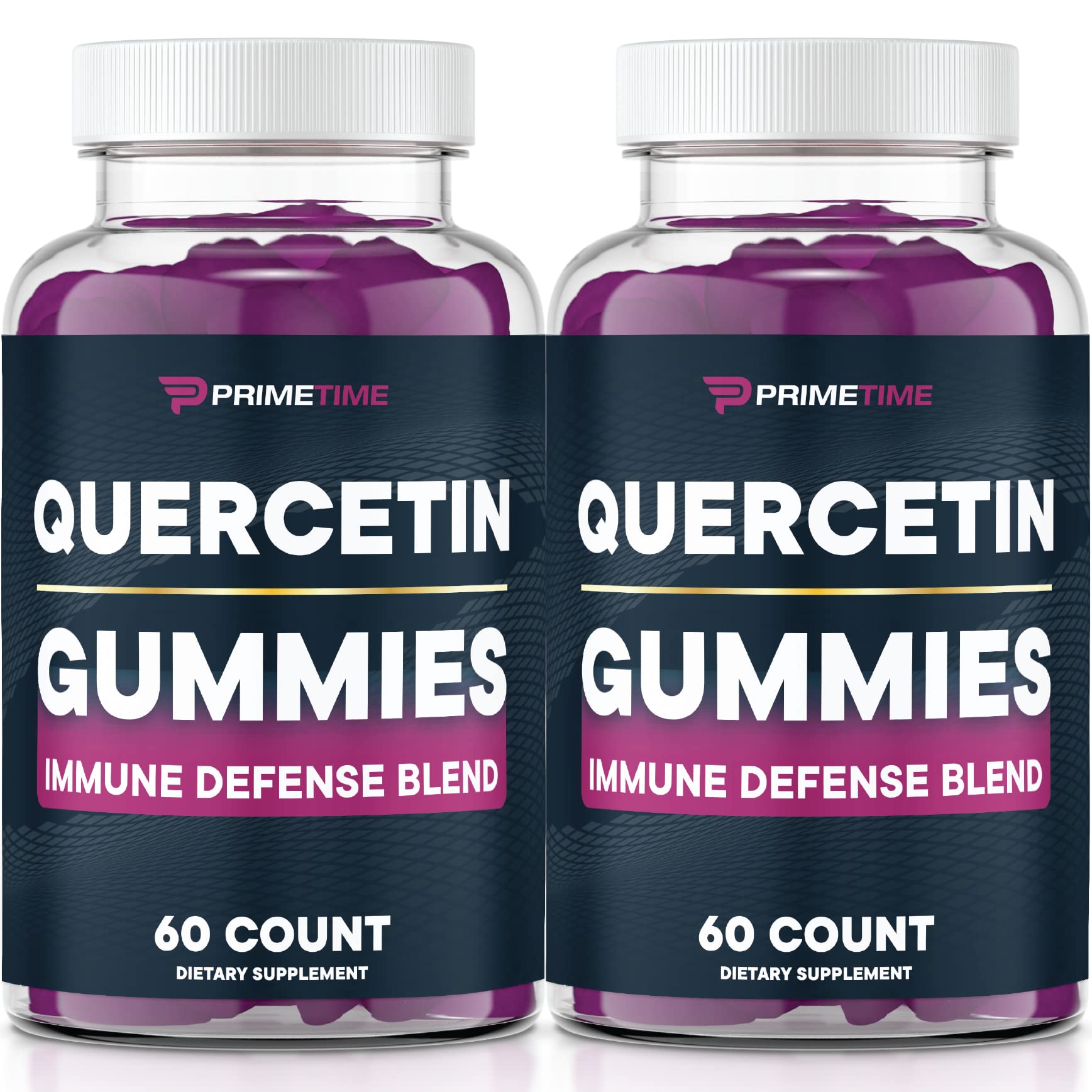 Primetime Sports Quercetin Zinc Vitamin C 1000mg Gummies with Elderberry Flavonoids, 240 Gummies
