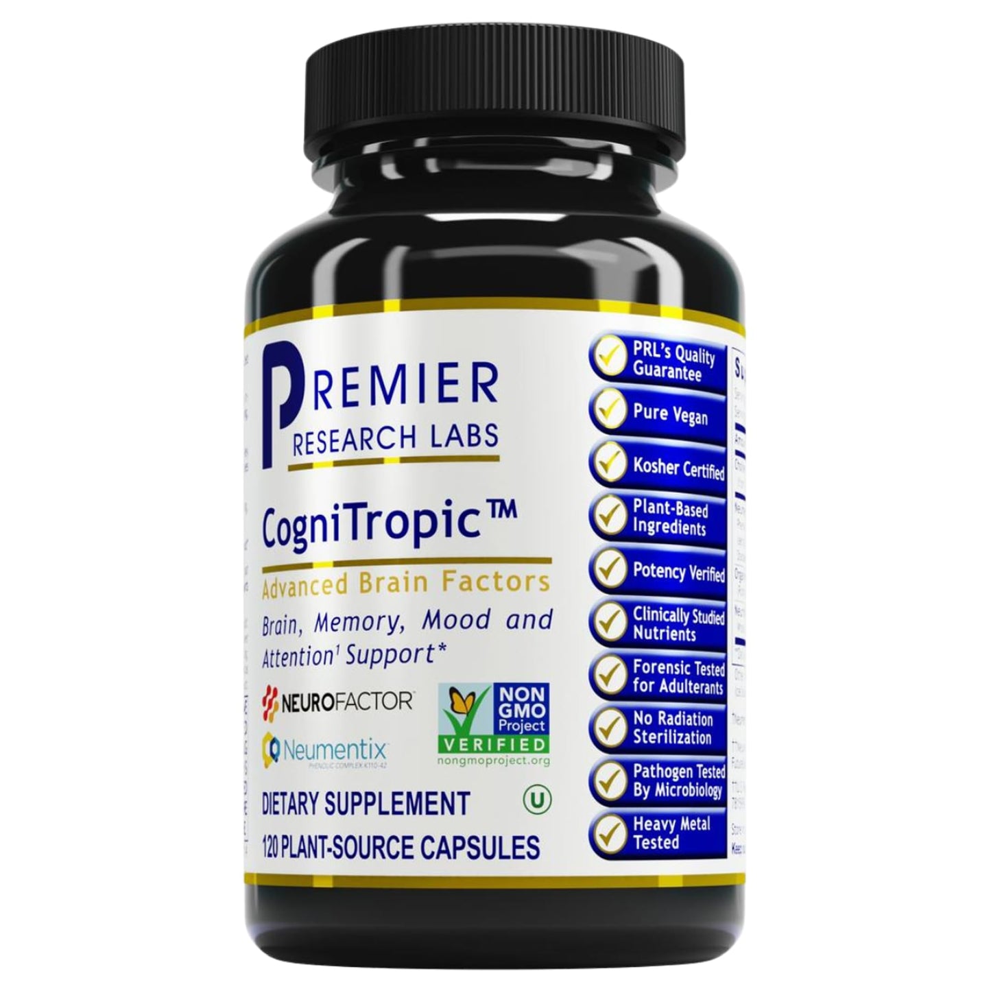 Premier Research Labs Cognitropic Capsules, 120 Count
