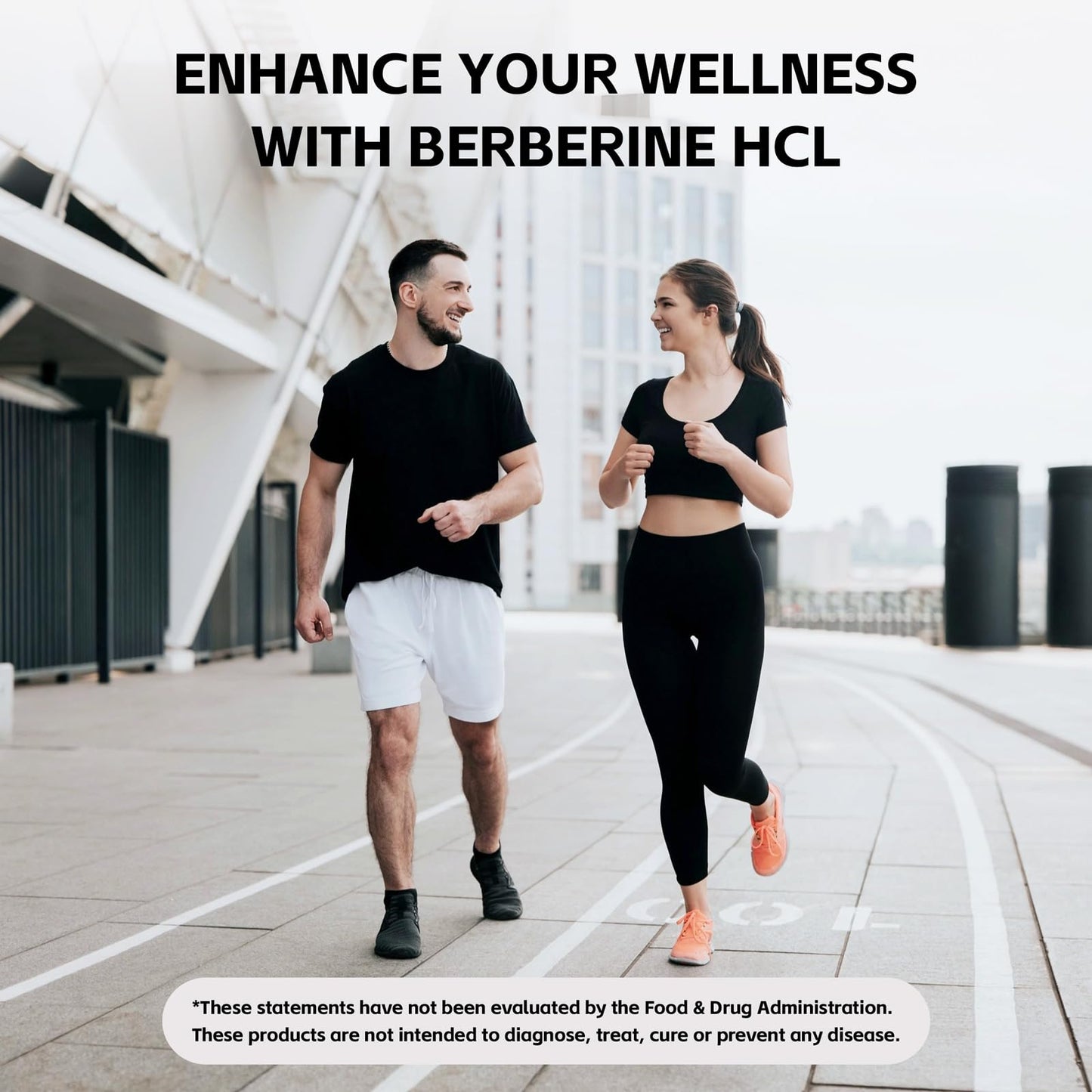 FANCYENERGY Berberine HCl Supplement with Ceylon Cinnamon & Citrus Bergamot 120 Capsules