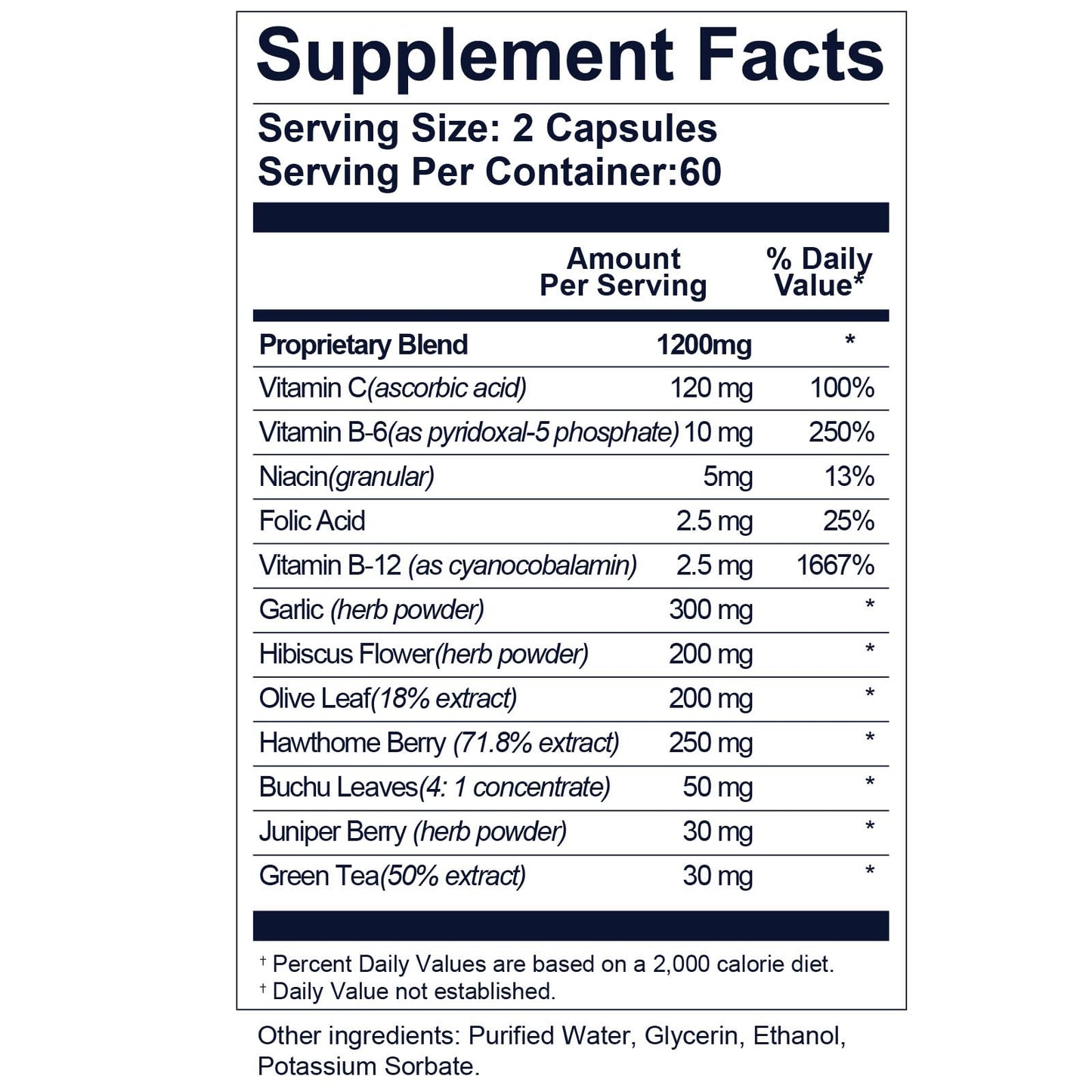 Life Nutrition Tinnitus Relief for Ringing Ears 1200mg Capsule, 120 Count