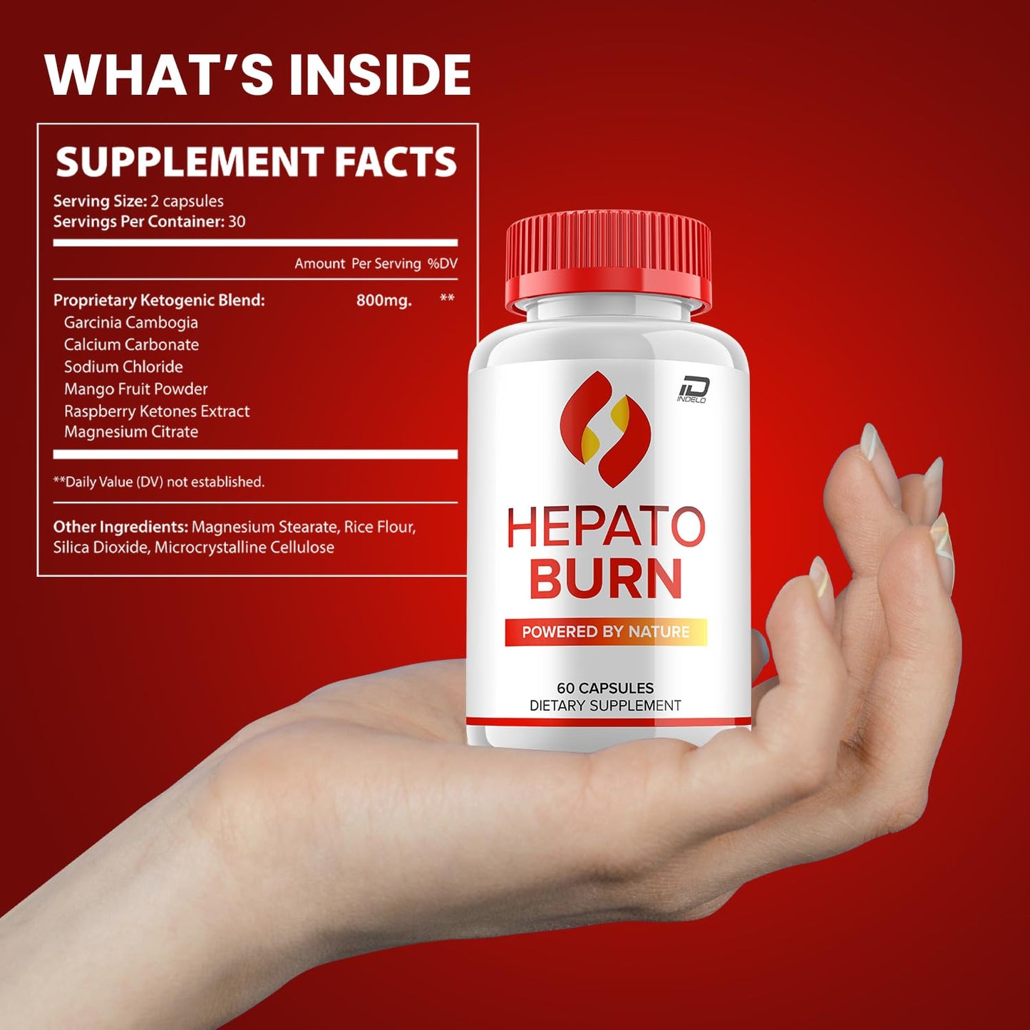 Indelo Hepato Burn Capsules 120 Capsules